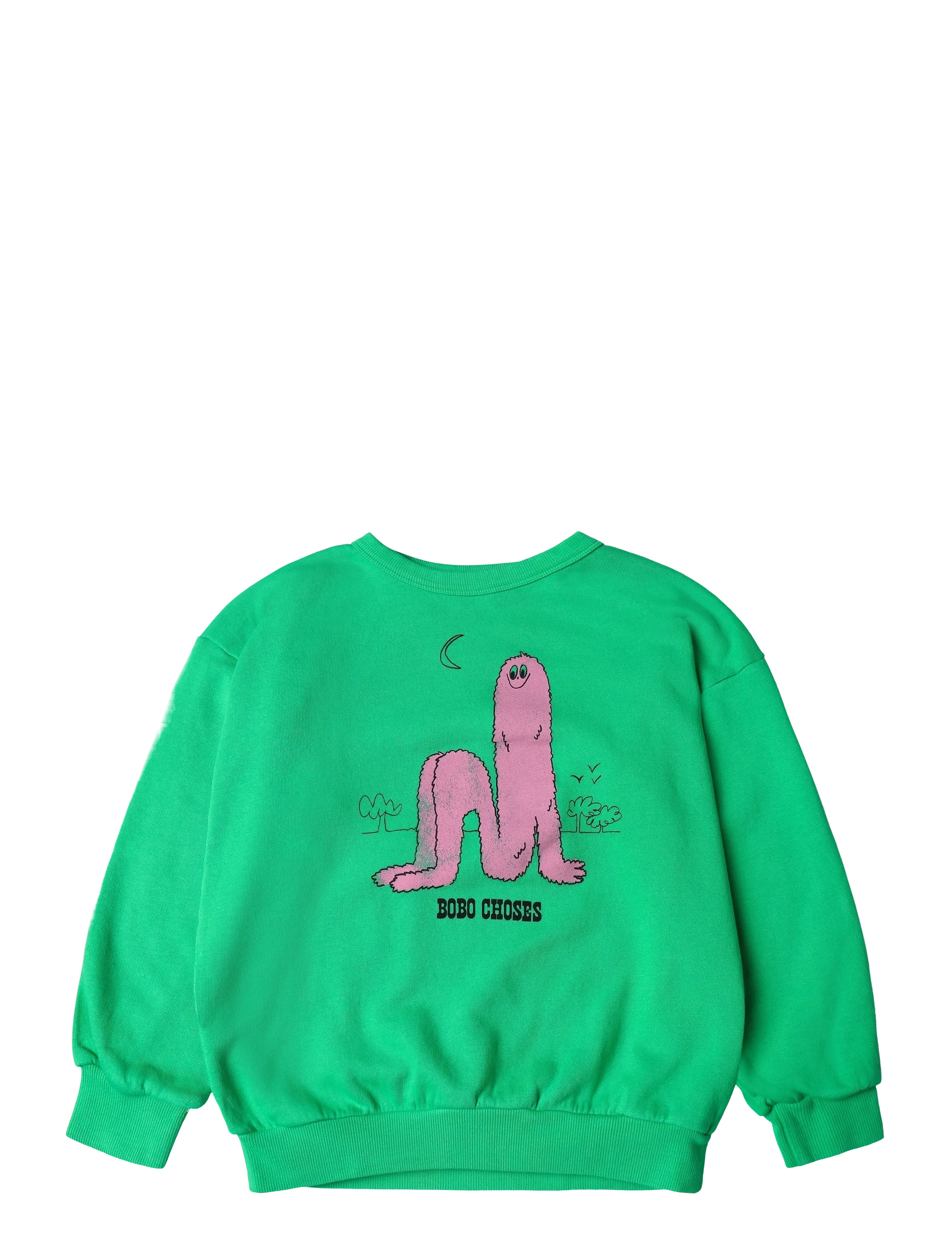 Bobo Choses Long Puff Sweatshirt, 122, Sweatshirts & Hoodies, Grün - Sweatshirts, Kinder