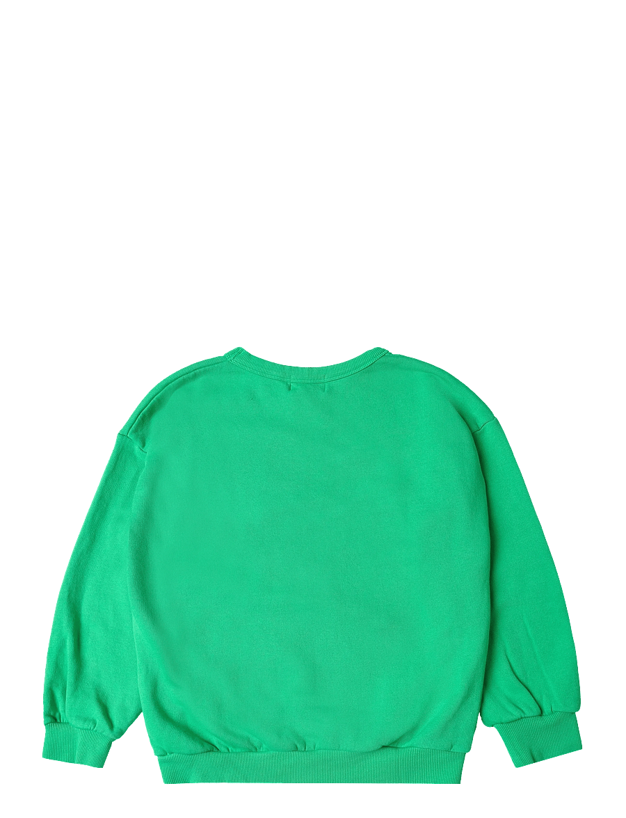 Bobo Choses - Bobo Choses Long Puff sweatshirt - sweatshirts - green - 1