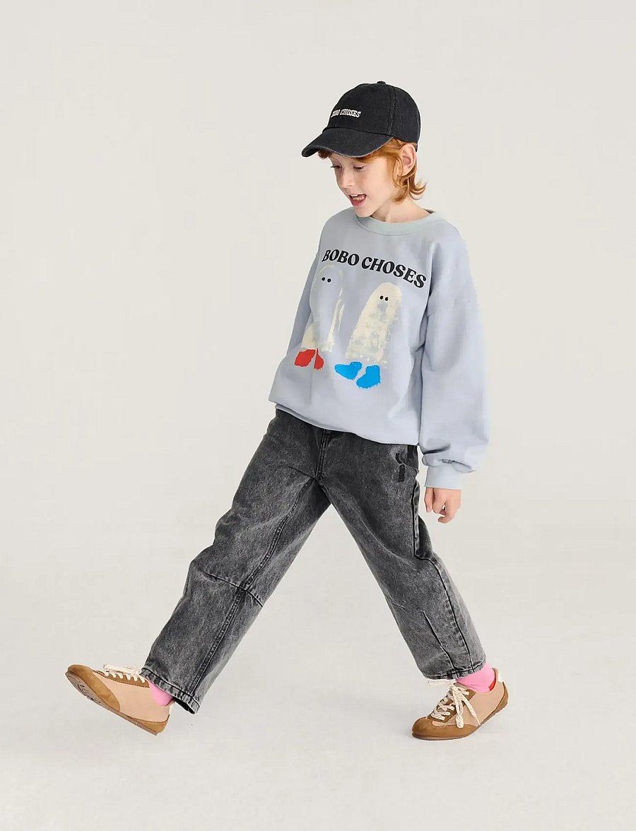 Bobo Choses - Bobo Choses Booty Ghosts sweatshirt - sweatshirts - blue - 3