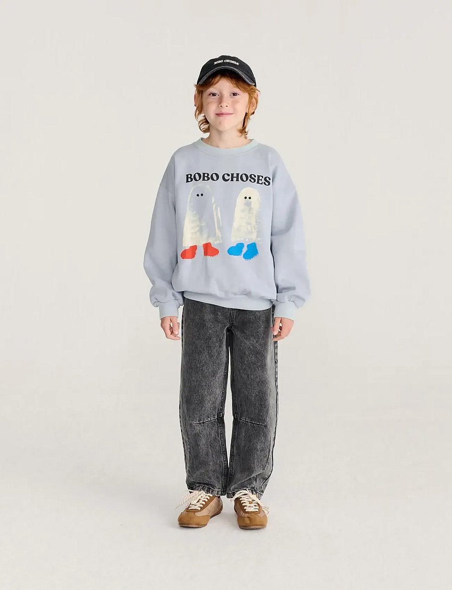 Bobo Choses - Bobo Choses Booty Ghosts sweatshirt - sweatshirts - blue - 5