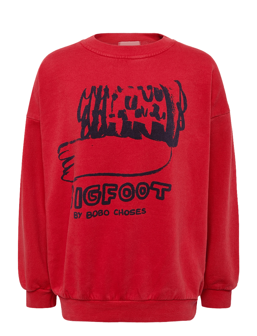 Bobo Choses - Bobo Choses Bigfoot By BC sweatshirt - dressipluusid - red - 0