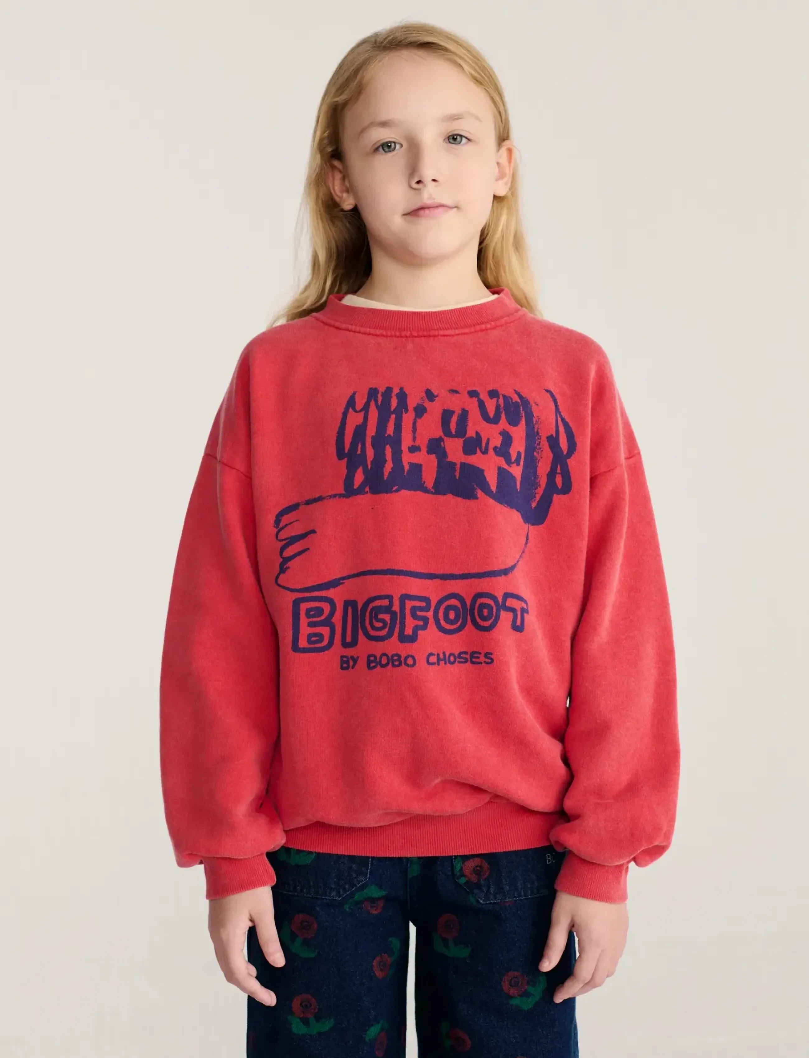 Bobo Choses Bobo Choses Bigfoot By BC sweatshirt - Överdelar - RED / red