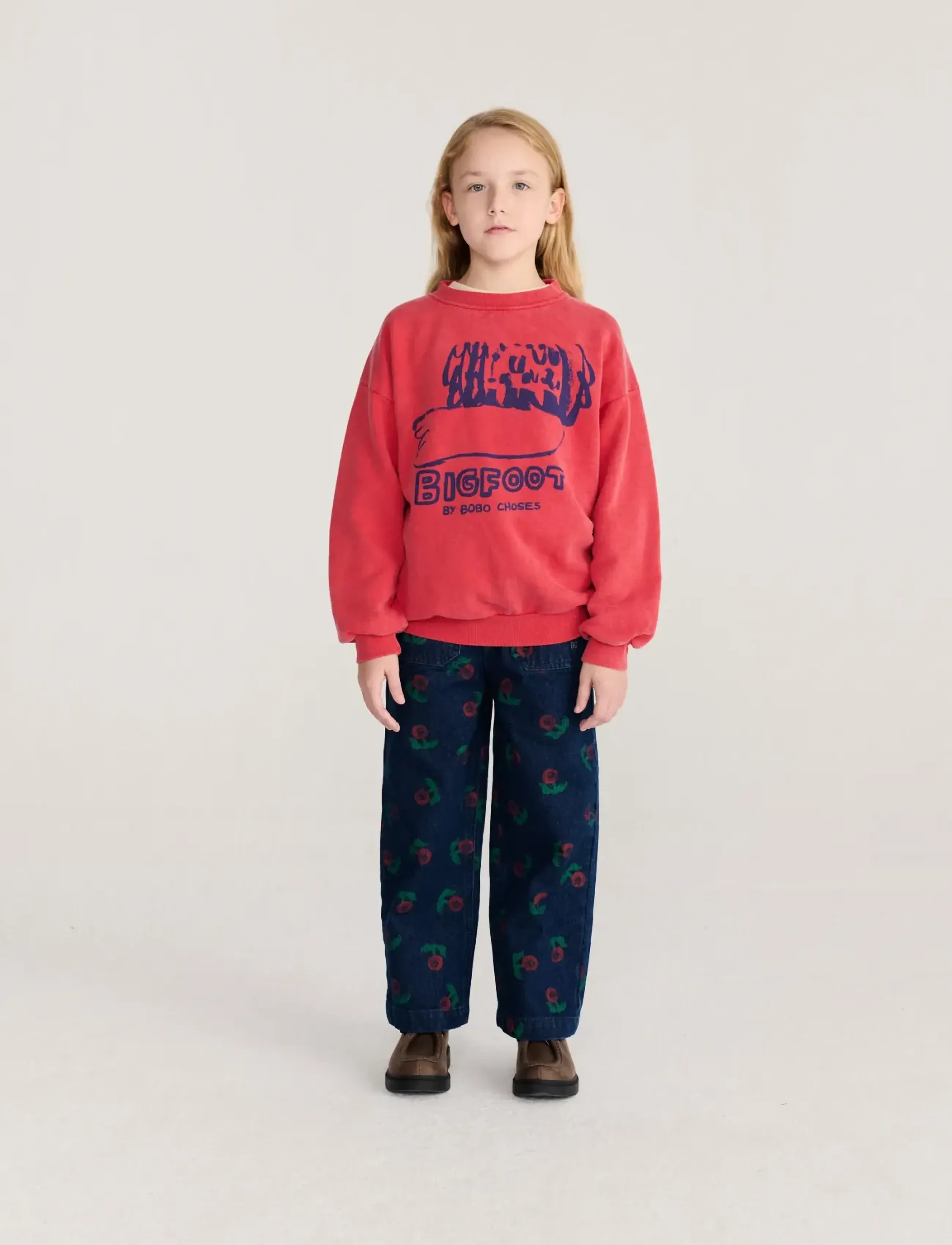 Bobo Choses - Bobo Choses Bigfoot By BC sweatshirt - sweatshirts - red - 3