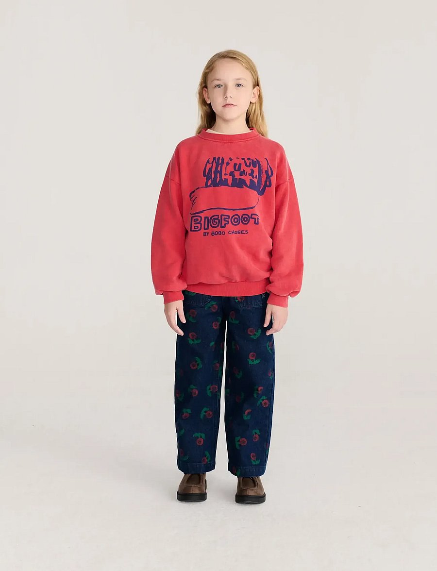 Bobo Choses - Bobo Choses Bigfoot By BC sweatshirt - sweatshirts - red - 3