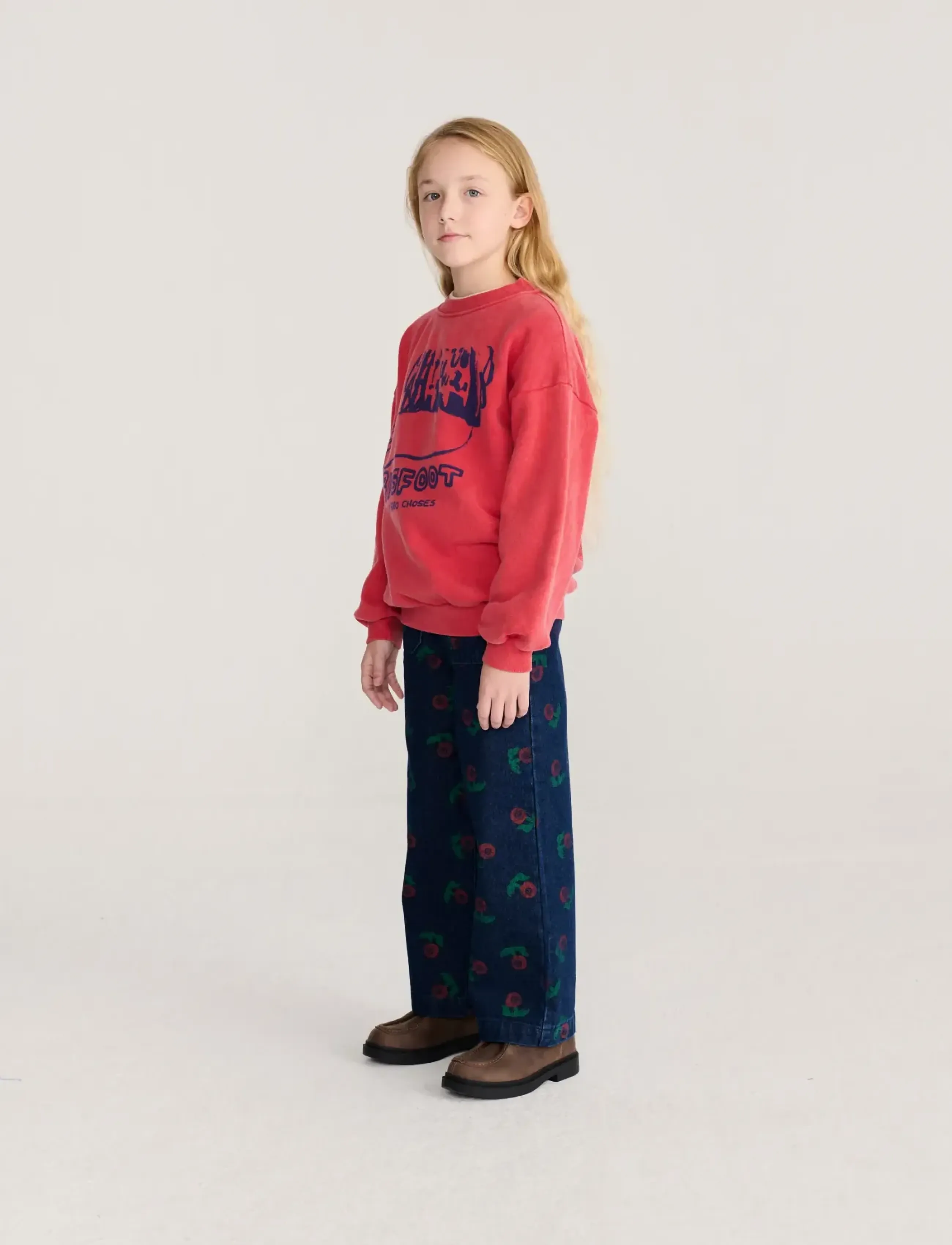Bobo Choses - Bobo Choses Bigfoot By BC sweatshirt - sweatshirts - red - 4