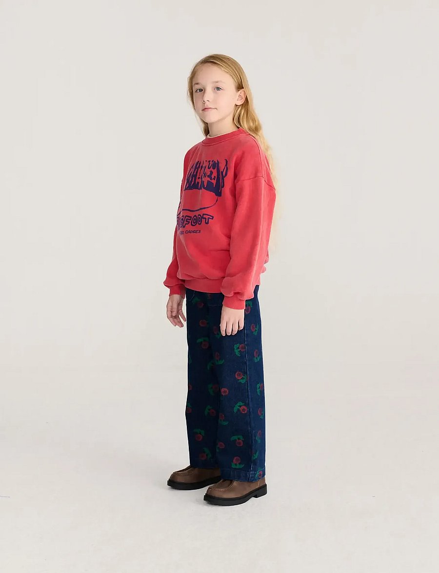 Bobo Choses - Bobo Choses Bigfoot By BC sweatshirt - sweatshirts - red - 4