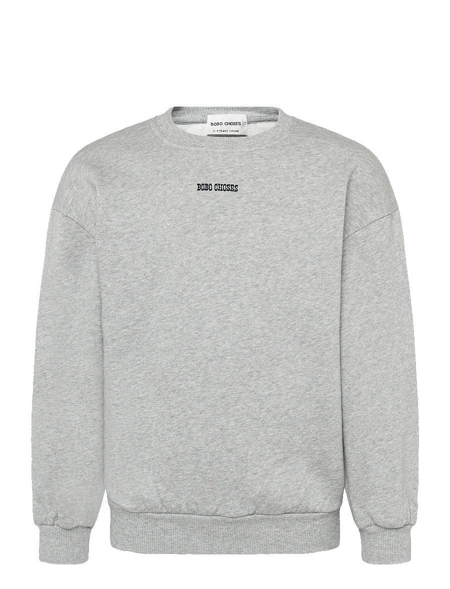 Bobo Choses - Bobo Choses Mush Monster Duo sweatshirt - sweatshirts - grey - 0