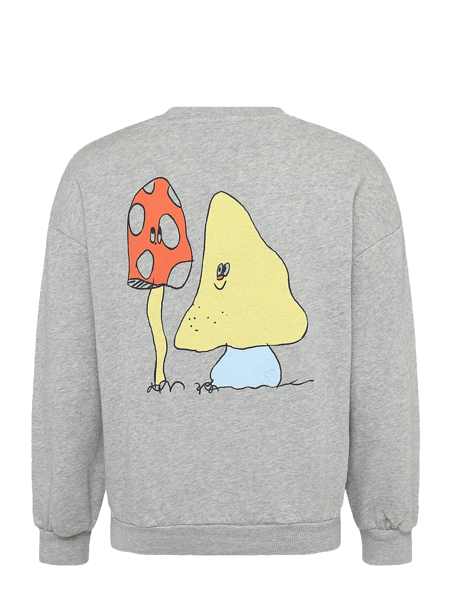 Bobo Choses - Bobo Choses Mush Monster Duo sweatshirt - sweatshirts - grey - 1