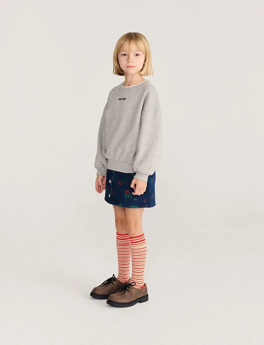 Bobo Choses - Bobo Choses Mush Monster Duo sweatshirt - sweatshirts - grey - 5