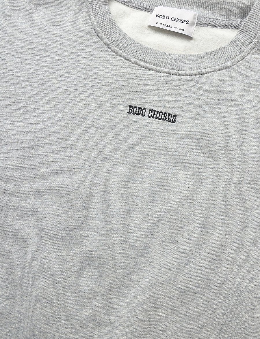 Bobo Choses - Bobo Choses Mush Monster Duo sweatshirt - sweatshirts - grey - 2