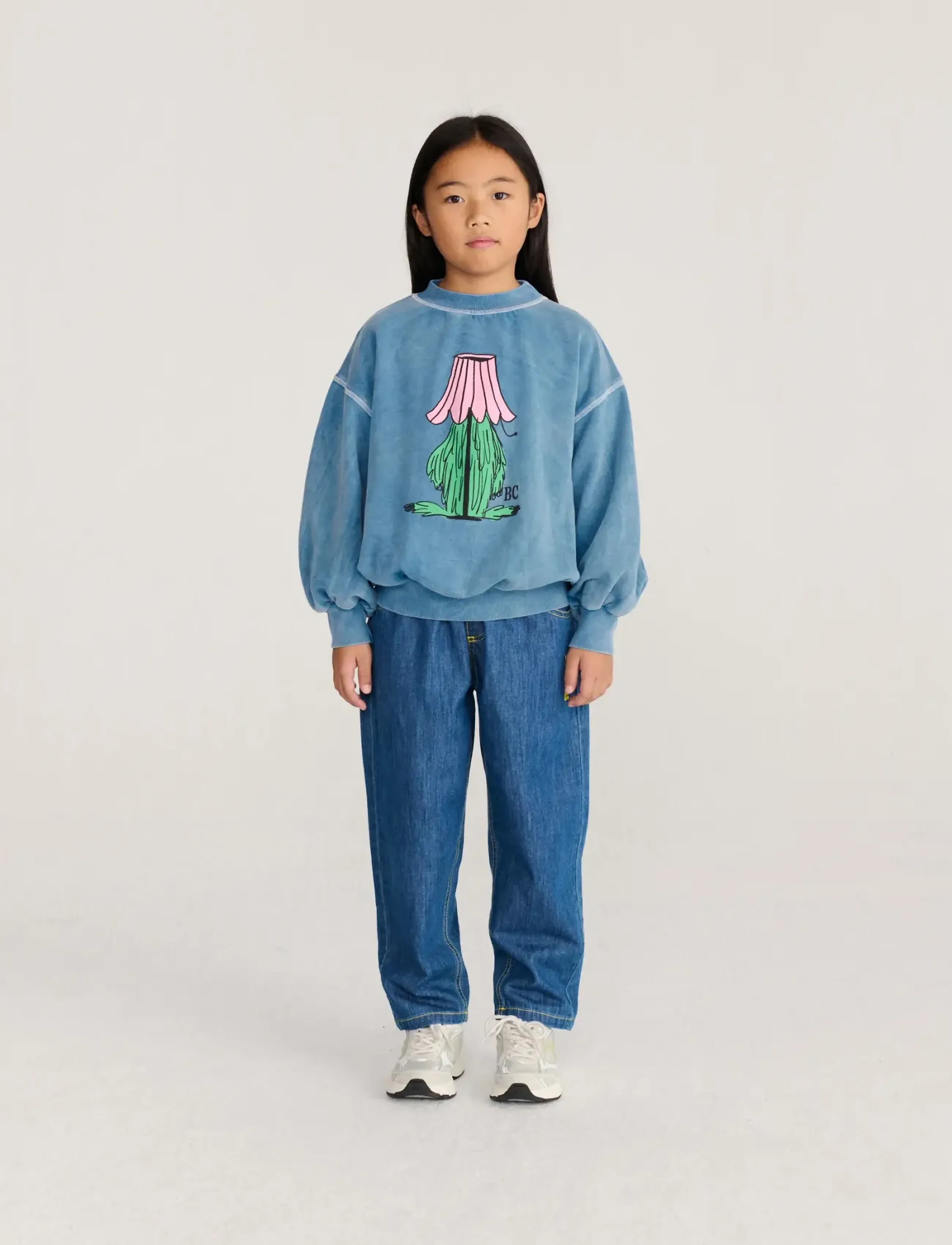 Bobo Choses Bobo Choses Hidden Monster sweatshirt - Bobo Choses - BLUE / blue