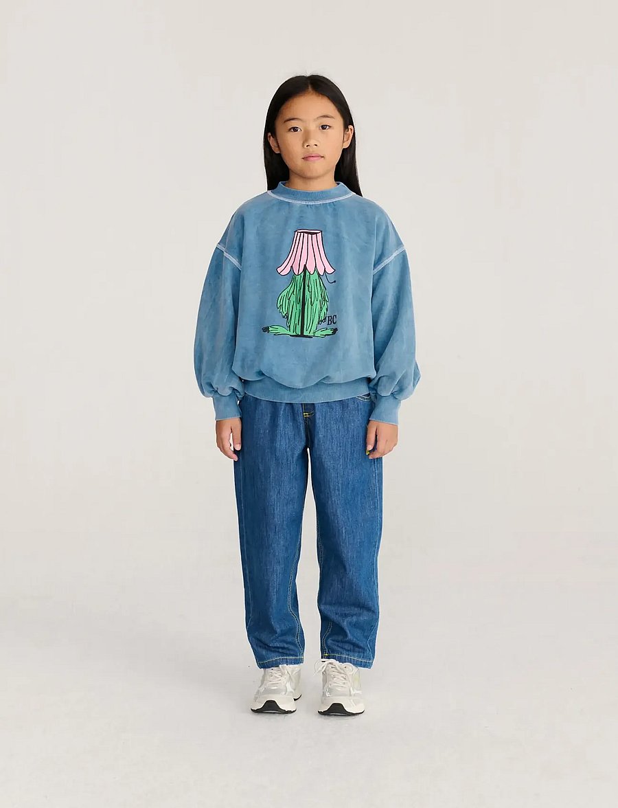 Bobo Choses - Bobo Choses Hidden Monster sweatshirt - sweatshirts - blue - 0