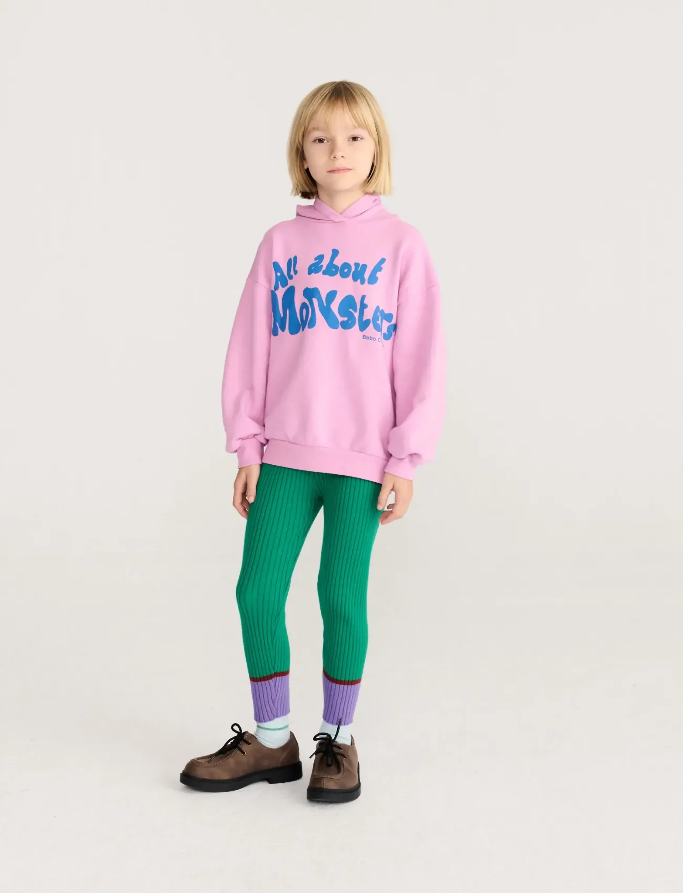 Bobo Choses - Bobo Choses All About Monsters hoodie - kapuzenpullover - pink - 3