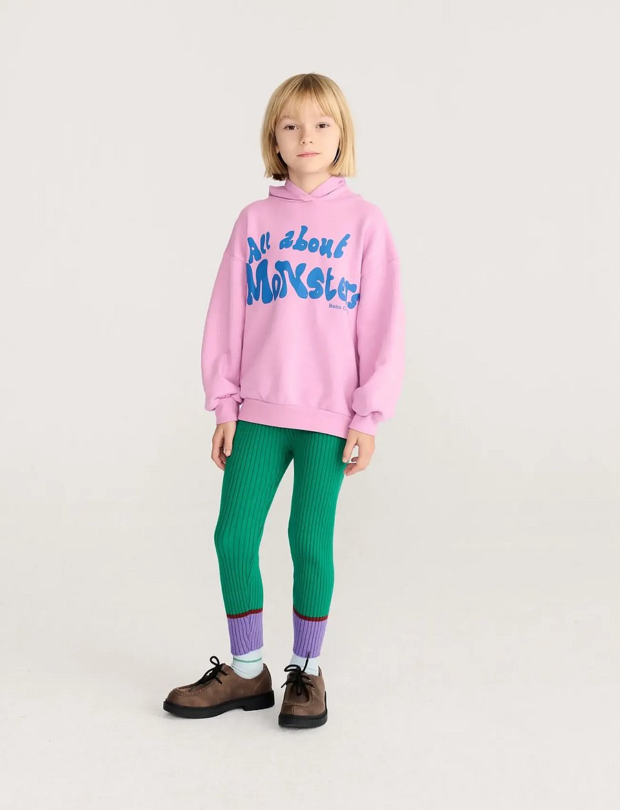 Bobo Choses - Bobo Choses All About Monsters hoodie - kapuzenpullover - pink - 3