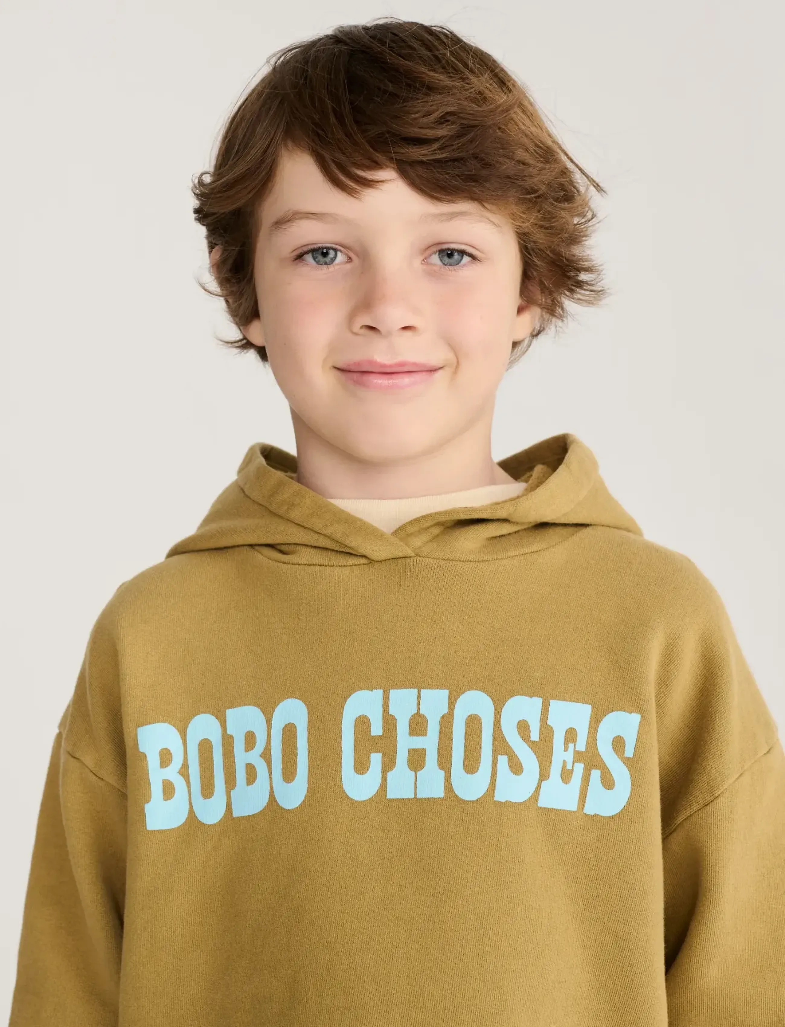 Bobo Choses Bobo Choses Pop hoodie sweatshirt - Överdelar - KHAKI GREEN / khaki/green