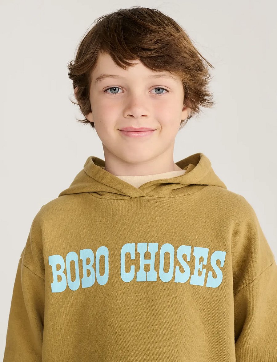 Bobo Choses - Bobo Choses Pop hoodie sweatshirt - sweatshirts - khaki green - 0
