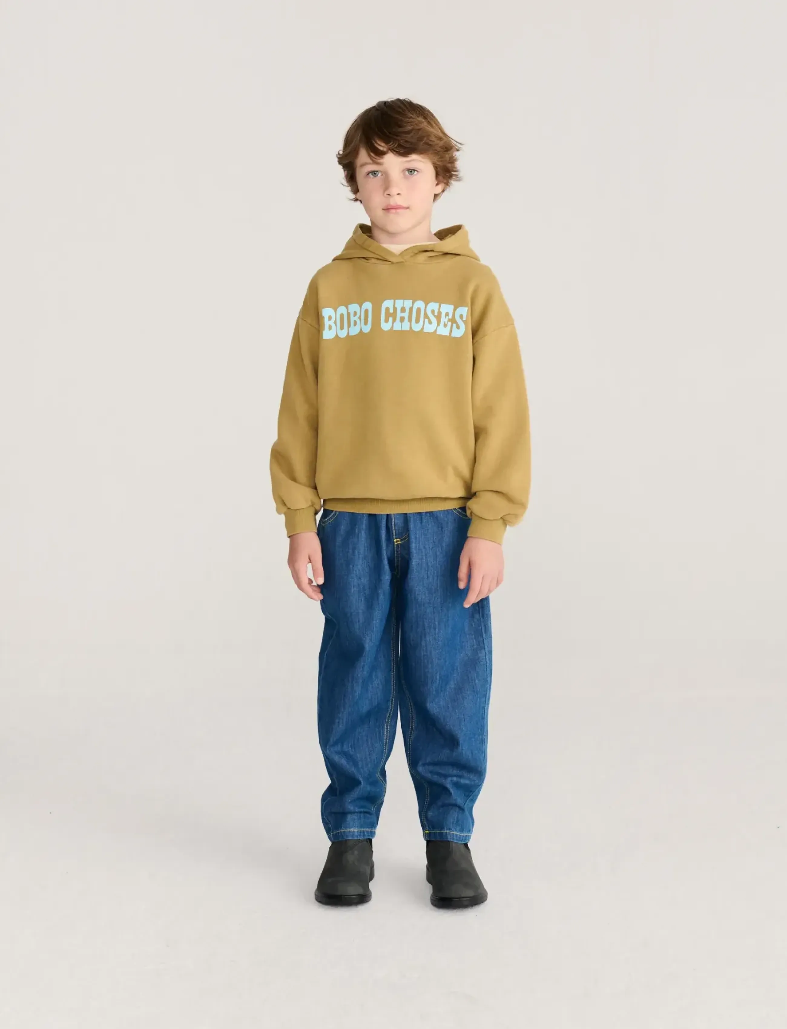 Bobo Choses - Bobo Choses Pop hoodie sweatshirt - sweatshirts - khaki green - 3