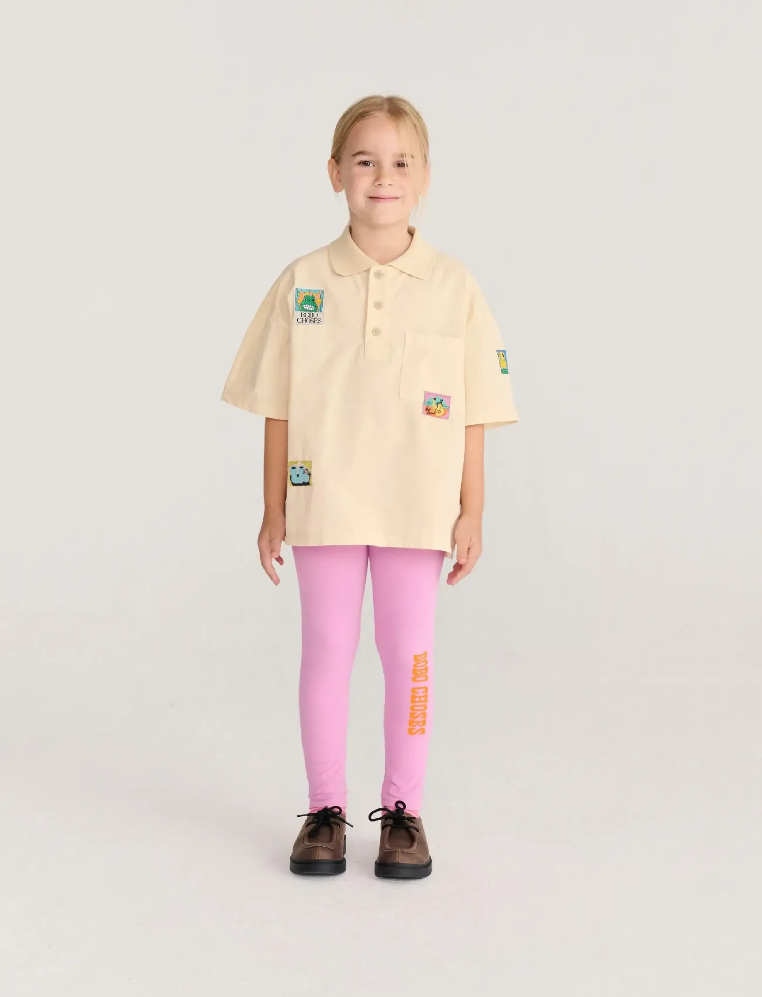 Bobo Choses - Bobo Choses Pop leggings pants - leggings - pink - 3