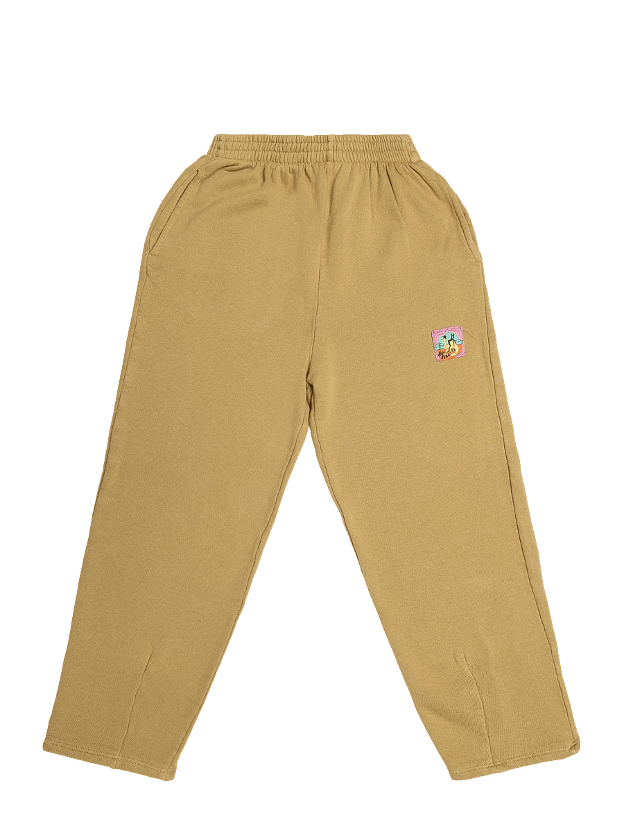 Bobo Choses - Taxi Saurus Tag cocoon jogging pants - jogginghosen - khaki green - 0