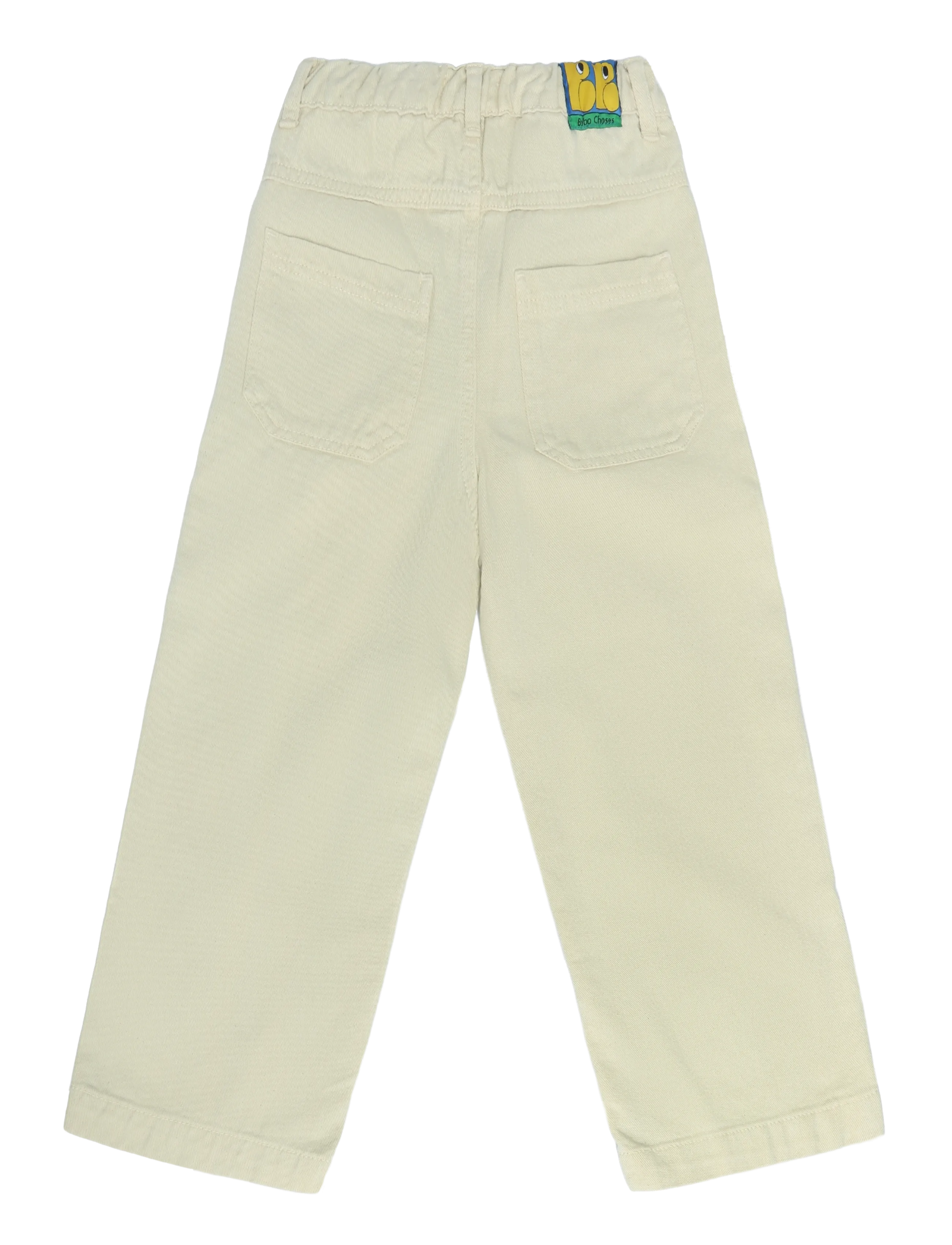 Bobo Choses - Bobo Choses Everyday Ghosts twill pants - chino-püksid - white - 1