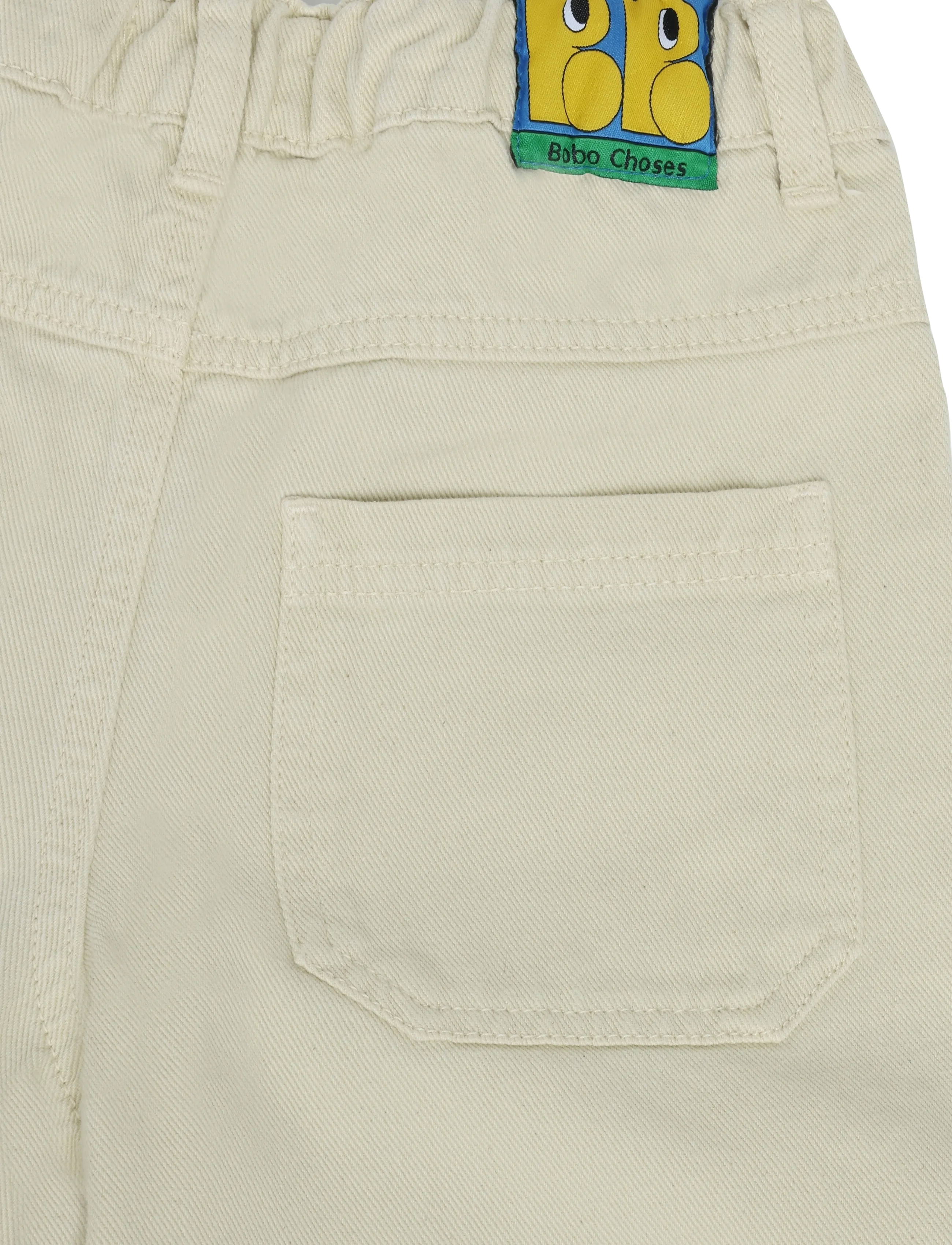 Bobo Choses - Bobo Choses Everyday Ghosts twill pants - chino-püksid - white - 3