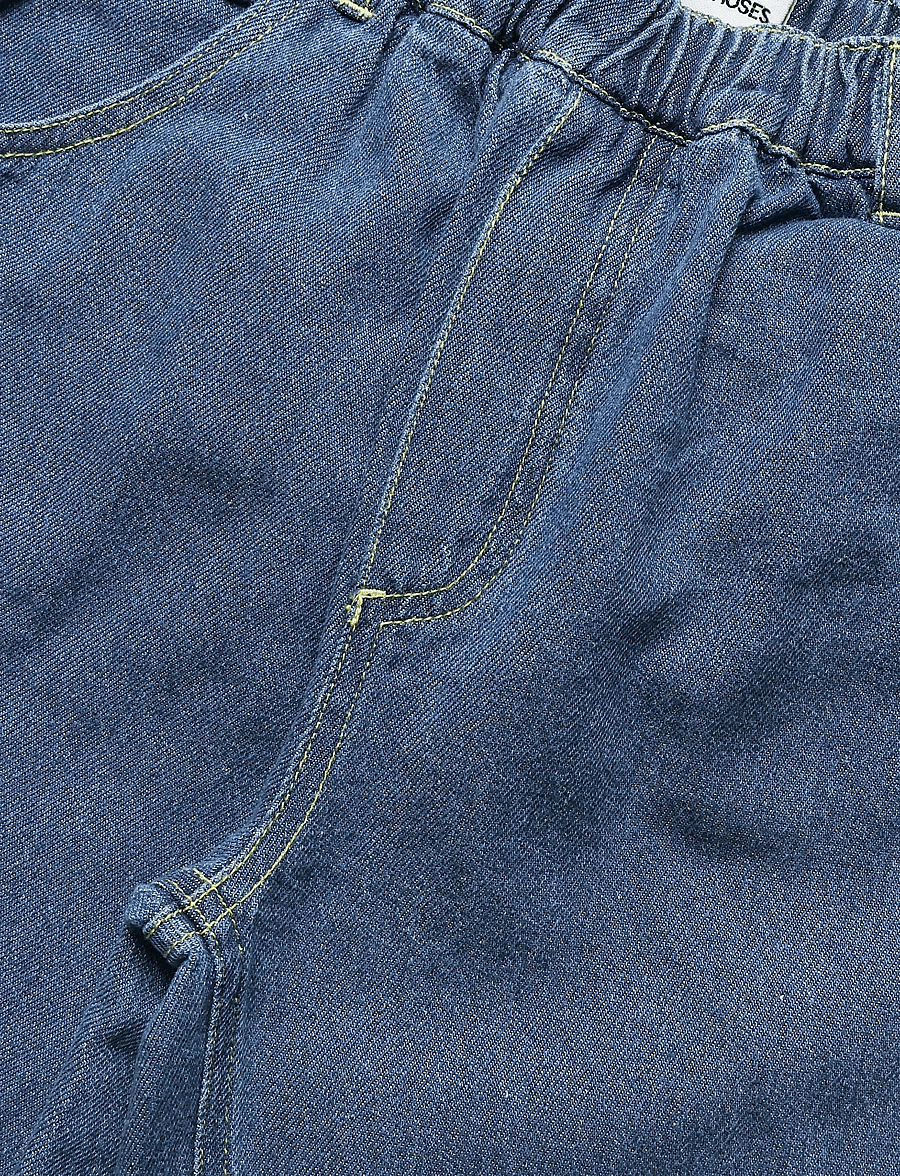 Bobo Choses - Taxi Saurus Tag denim pants - loose jeans - navy - 2