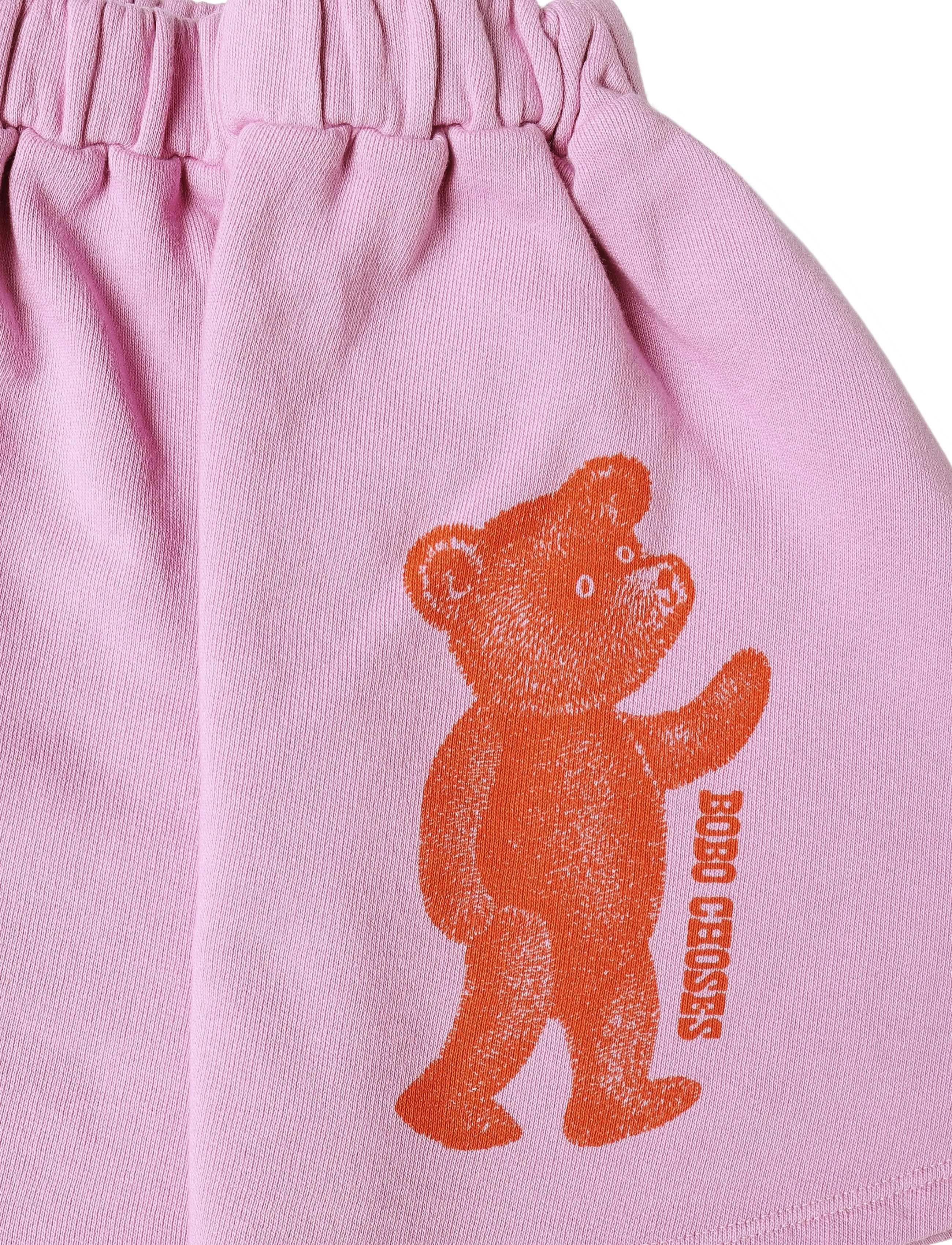 Bobo Choses - Bobo Choses Softpaw Monster fleece skirt - pink - 2