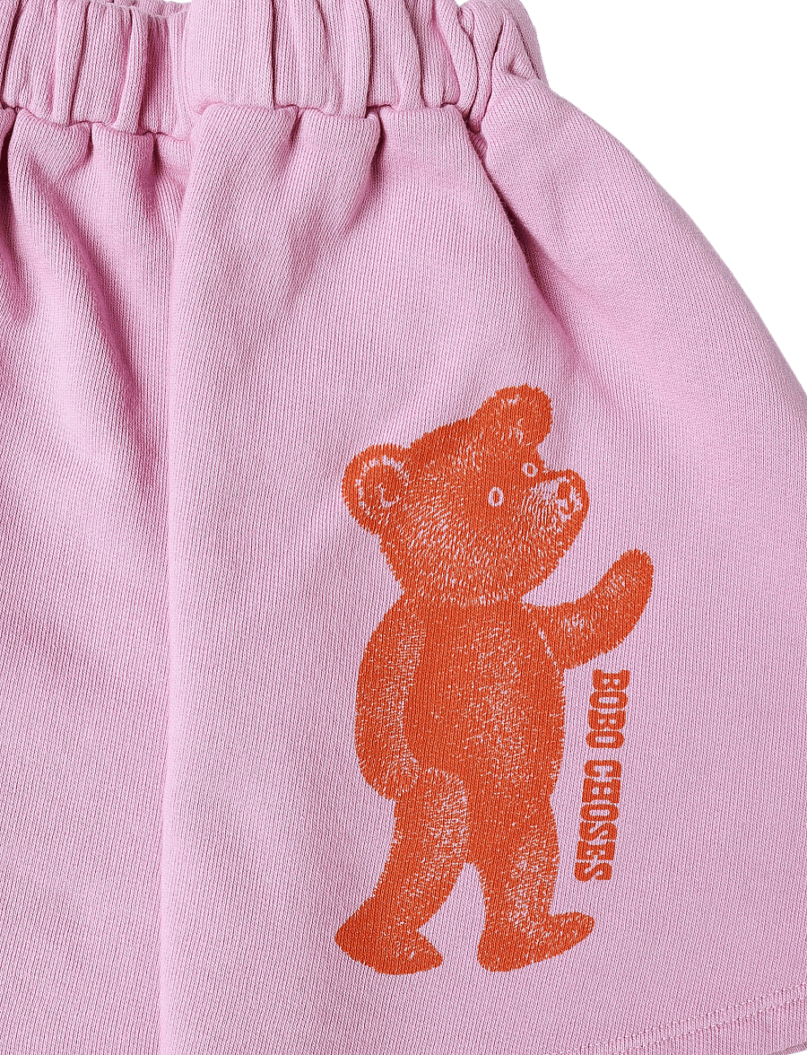 Bobo Choses - Bobo Choses Softpaw Monster fleece skirt - pink - 2