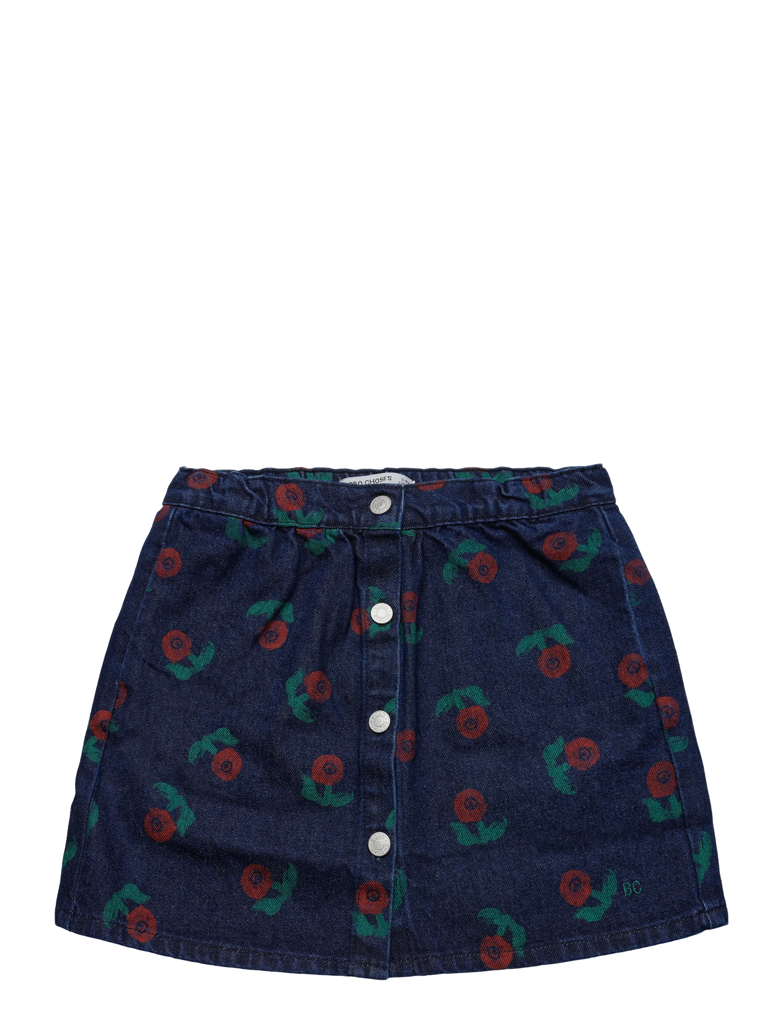 Bobo Choses Stamp Bloom all over denim skirt - Lapsed 98–134 - NAVY / navy