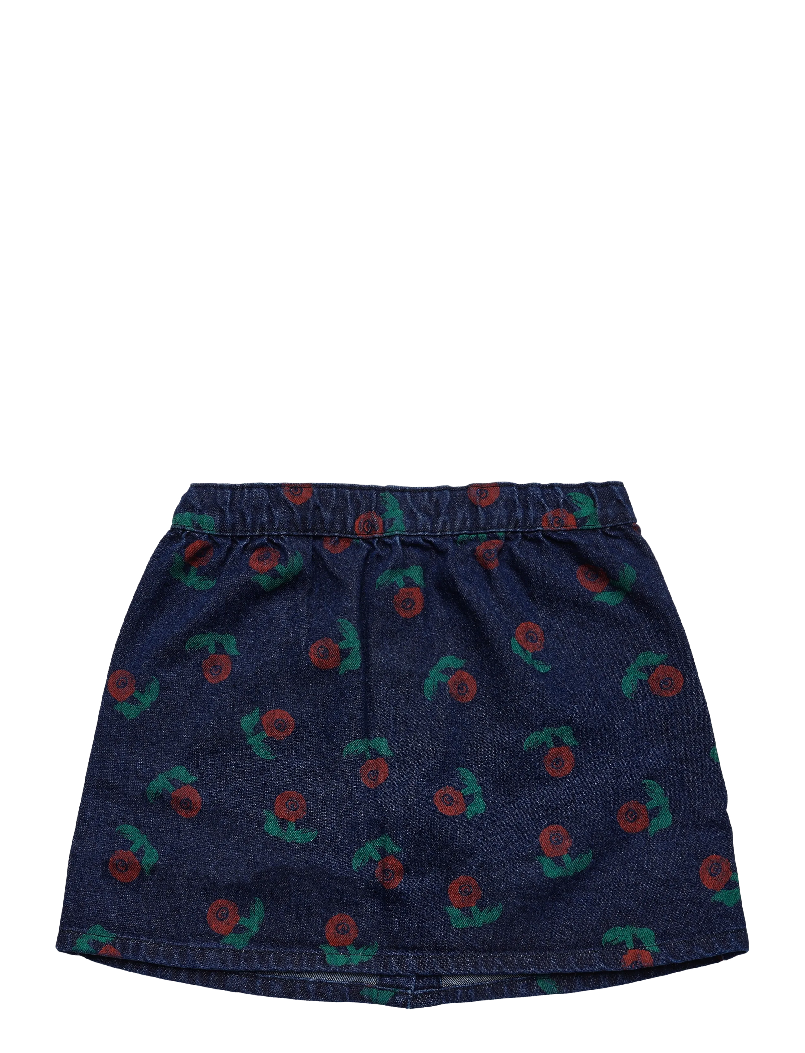 Bobo Choses - Stamp Bloom all over denim skirt - navy - 1