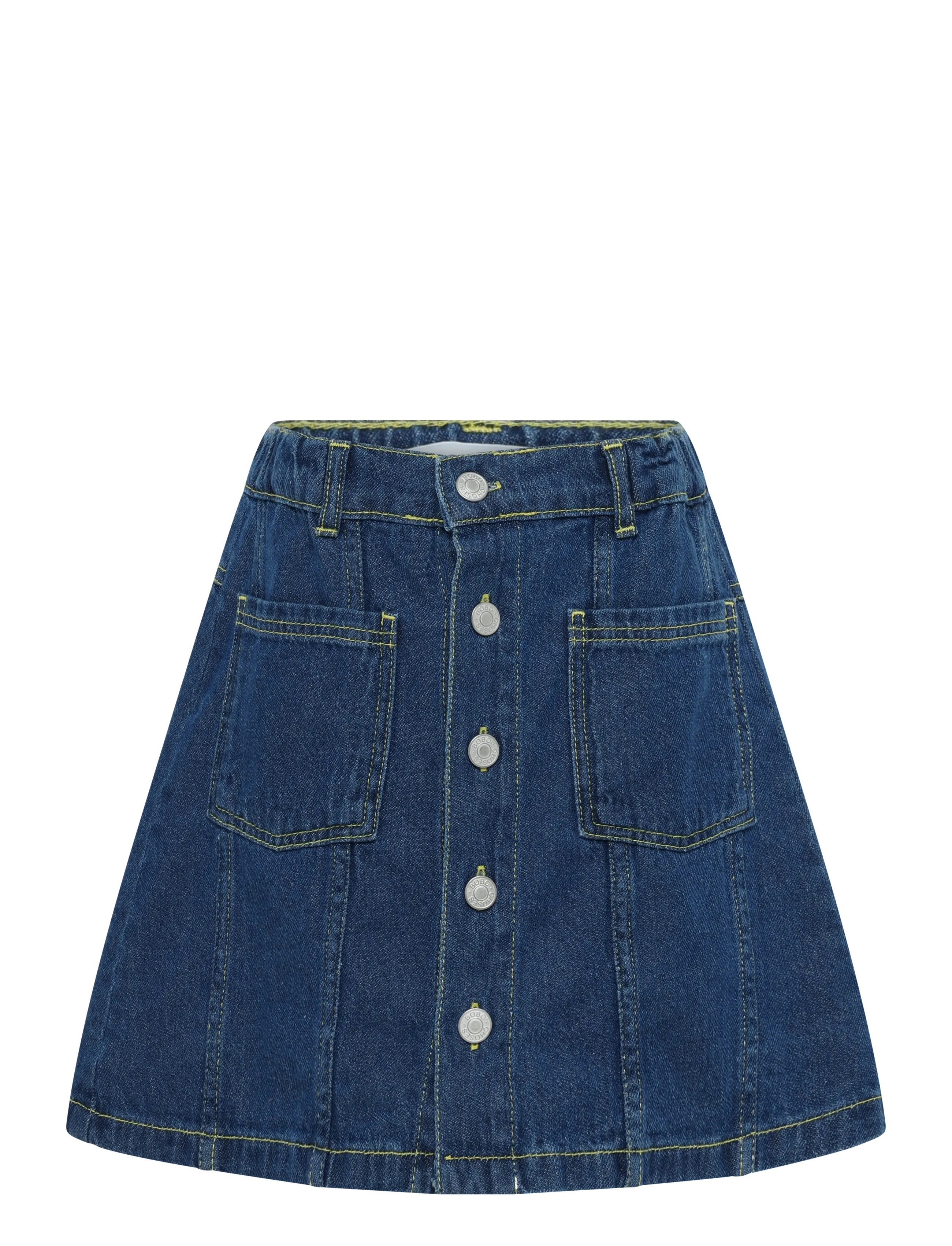 Bobo Choses Booo Bo Tag Denim Skirt, 98, Röcke, Marineblau - Kinder