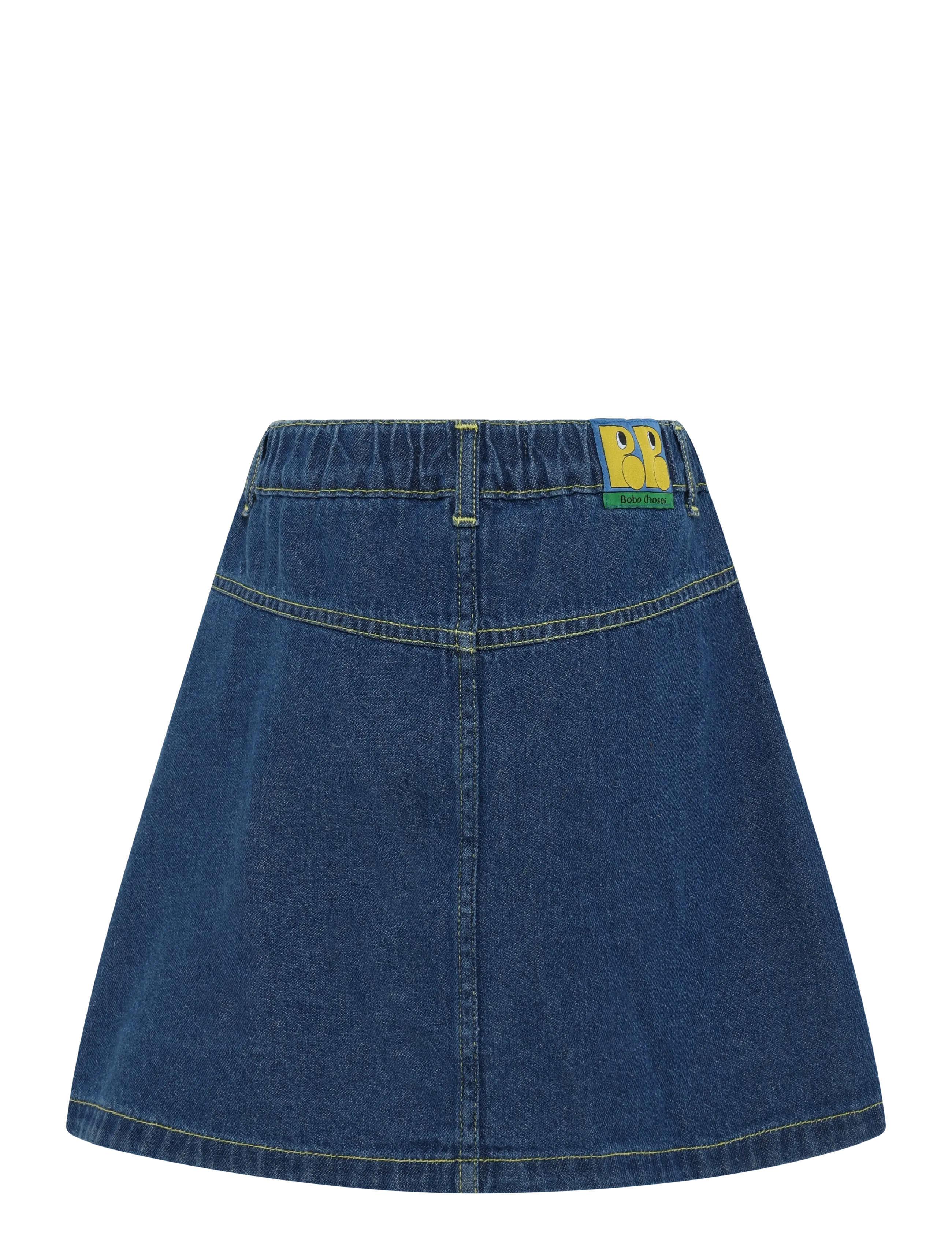 Bobo Choses - Booo bo Choses Tag denim skirt - navy - 1