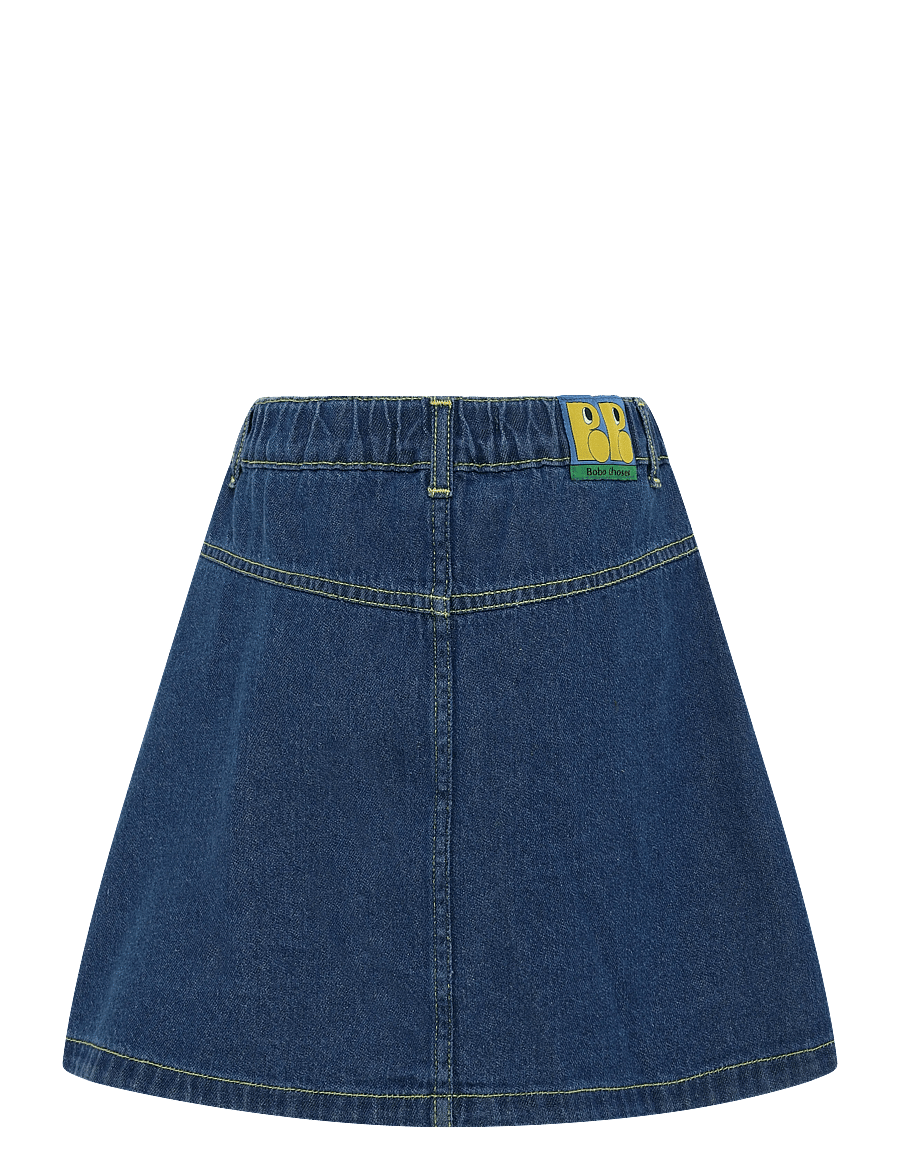 Bobo Choses - Booo bo Choses Tag denim skirt - jeansröcke - navy - 1