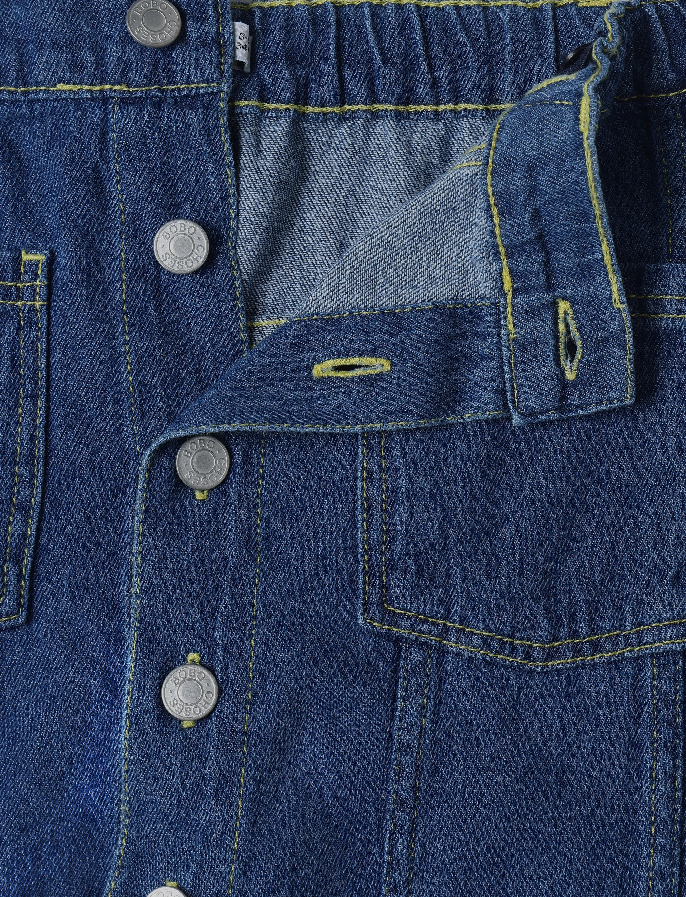 Bobo Choses - Booo bo Choses Tag denim skirt - navy - 2