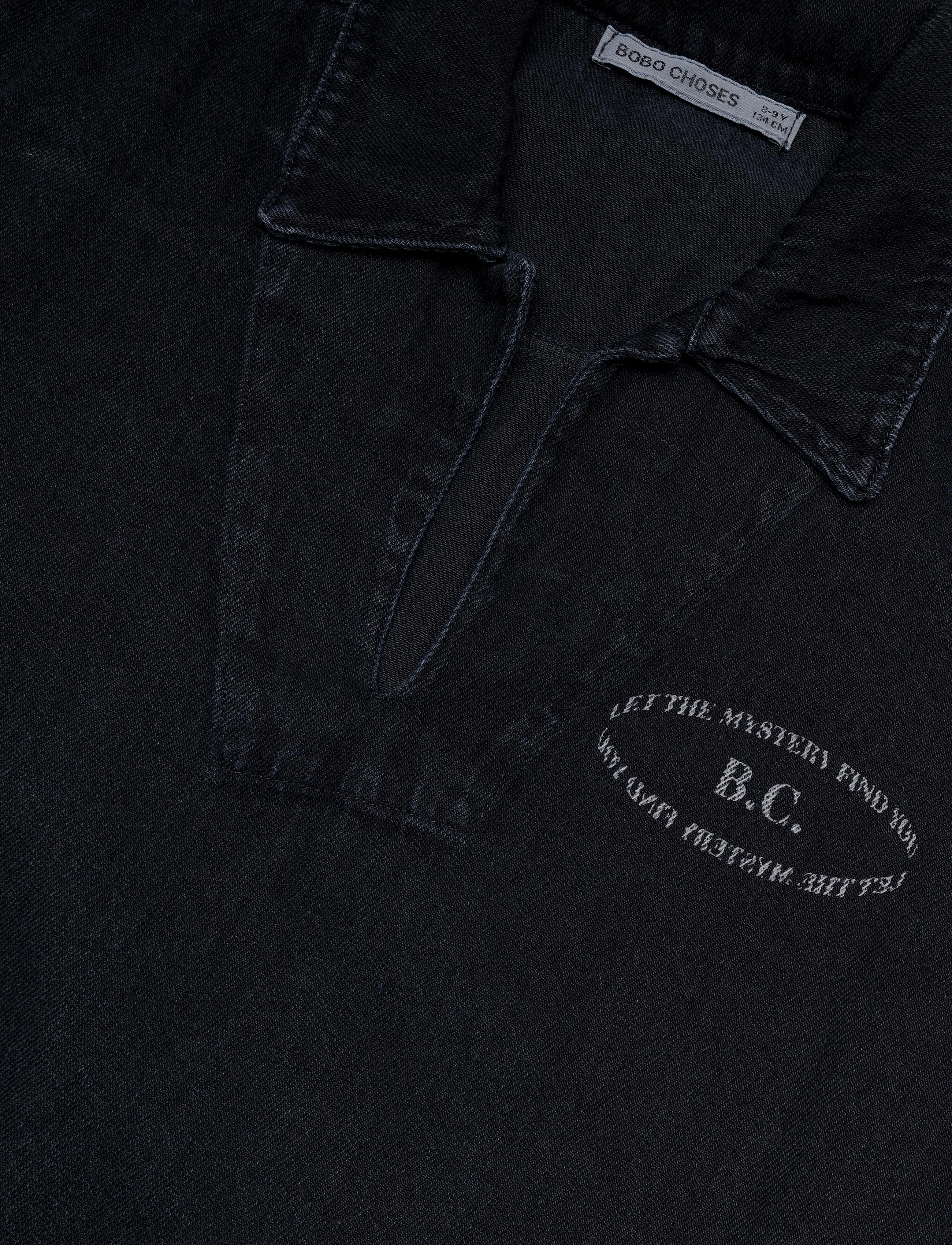 Bobo Choses - Bobo Choses Mystery BC denim dress - kortærmede hverdagskjoler - navy - 2