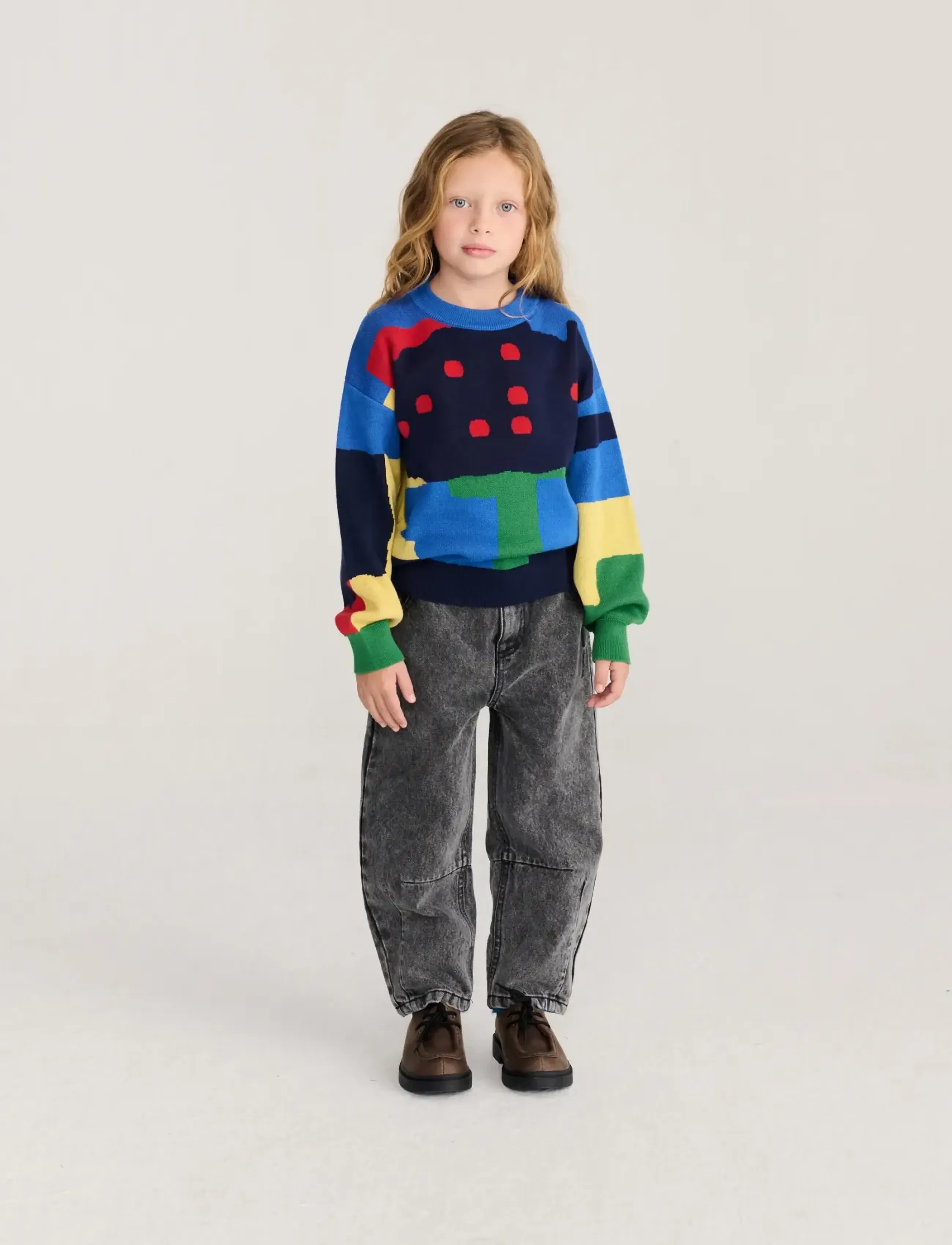 Bobo Choses - Paint Forest all over jacquard jumper - pullover - multi coloured - 4