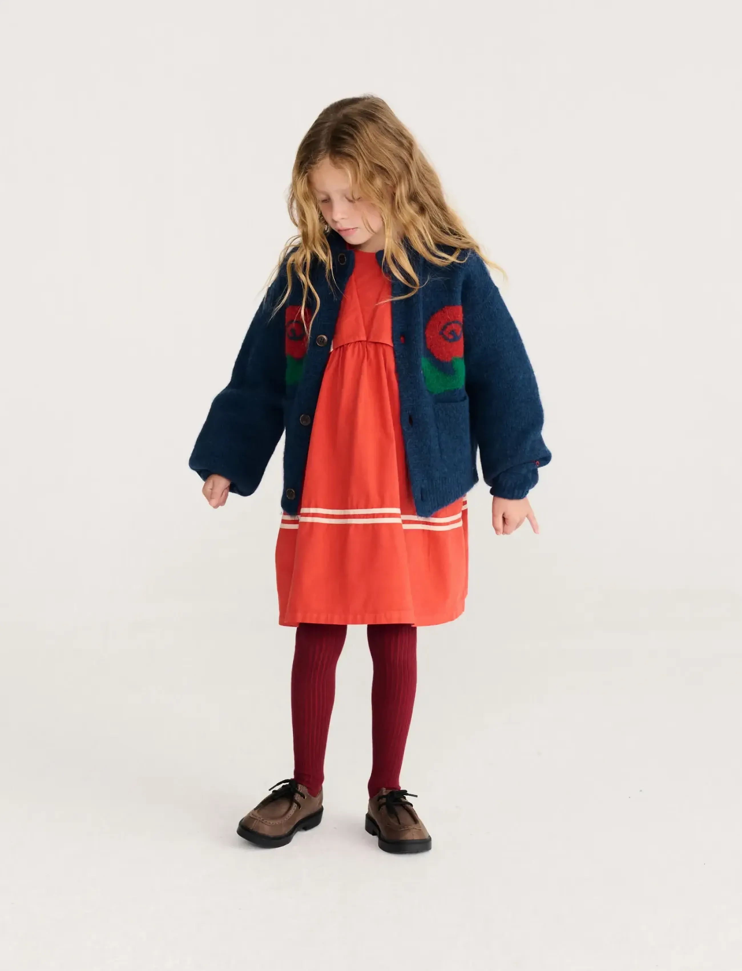 Bobo Choses Stamp Bloom cardigan Bobo Choses - Bobo Choses - NAVY / navy