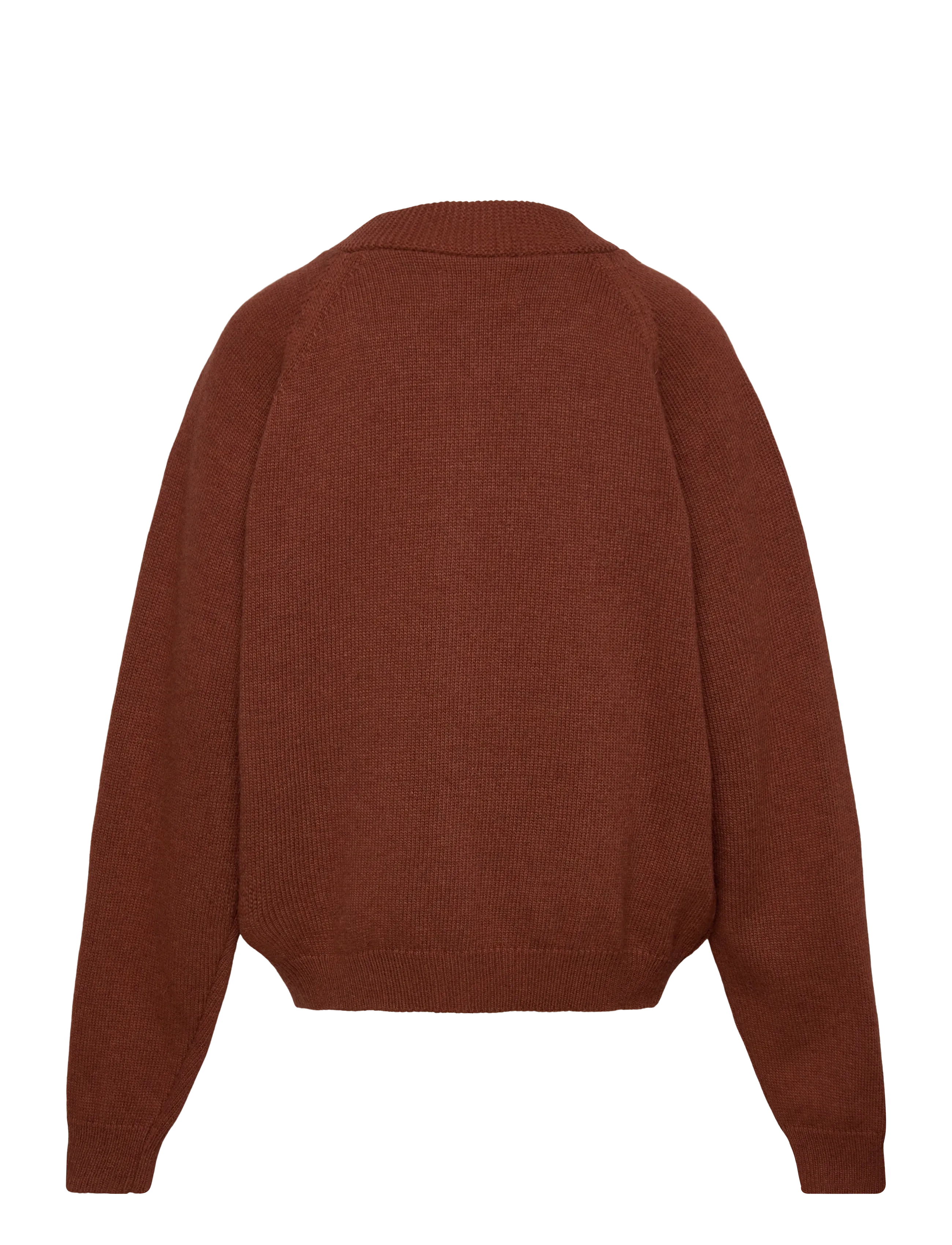 Bobo Choses - Mush Monster Duo zipped cardigan - brown - 1
