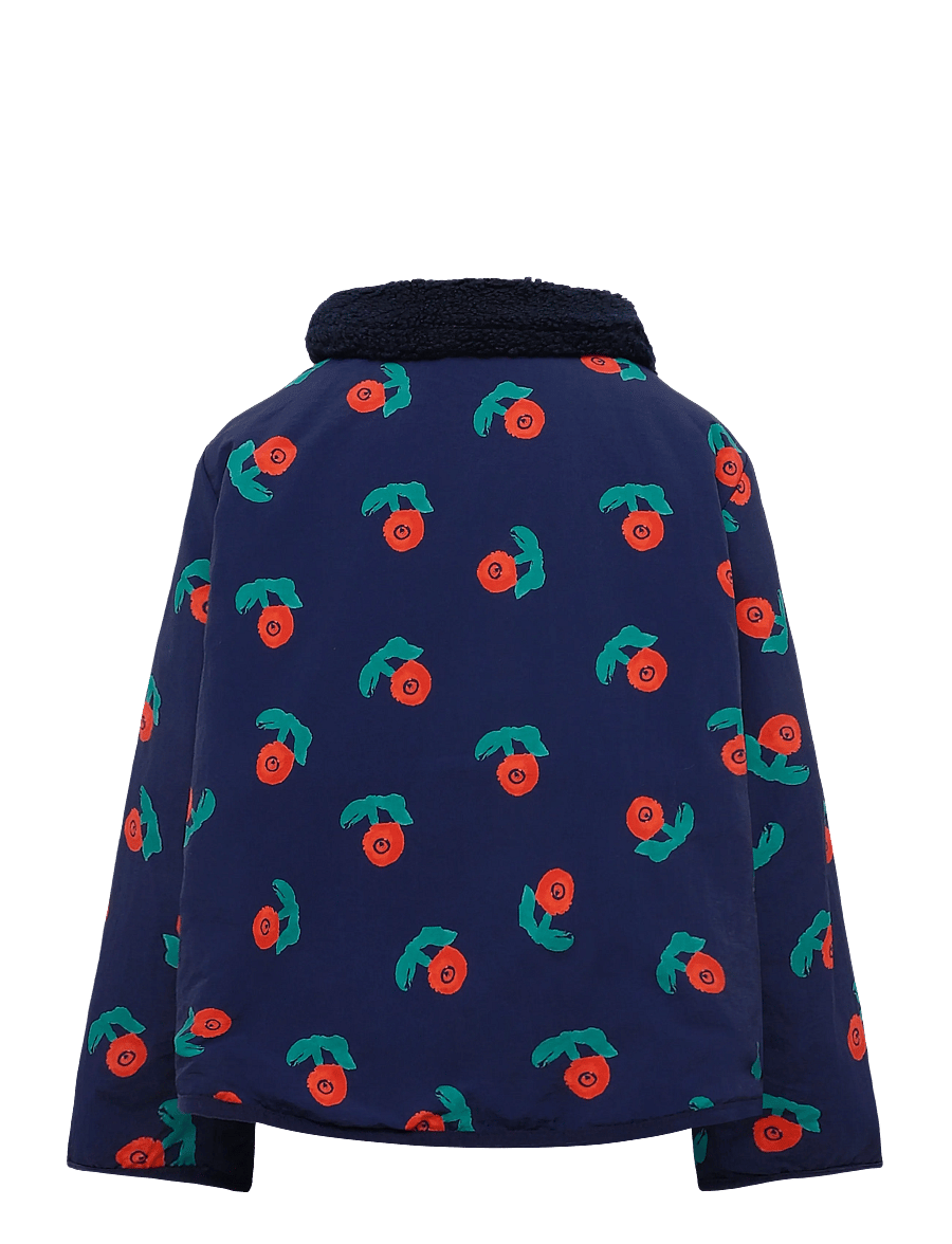 Bobo Choses - Stamp Bloom all over reversible jacket - winterjacke - navy - 1