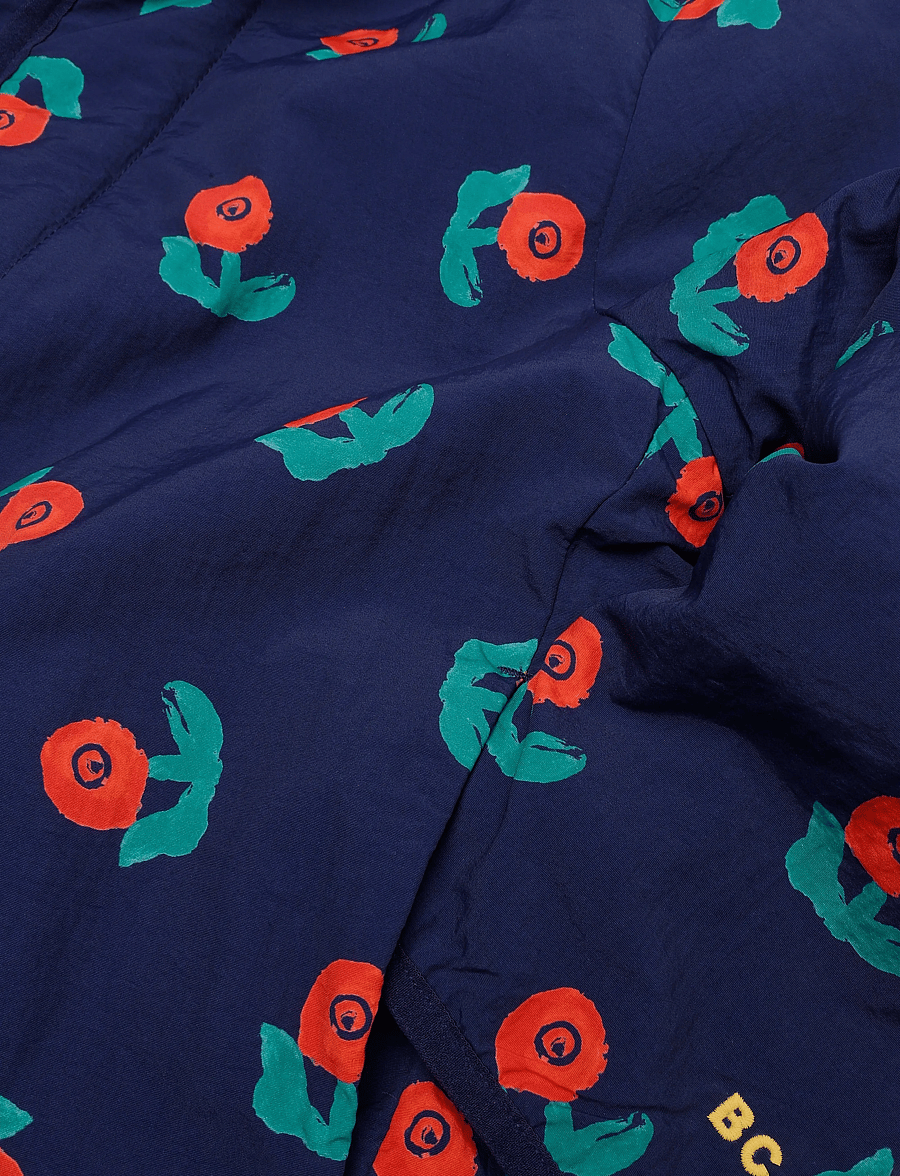 Bobo Choses - Stamp Bloom all over reversible jacket - winterjacke - navy - 3