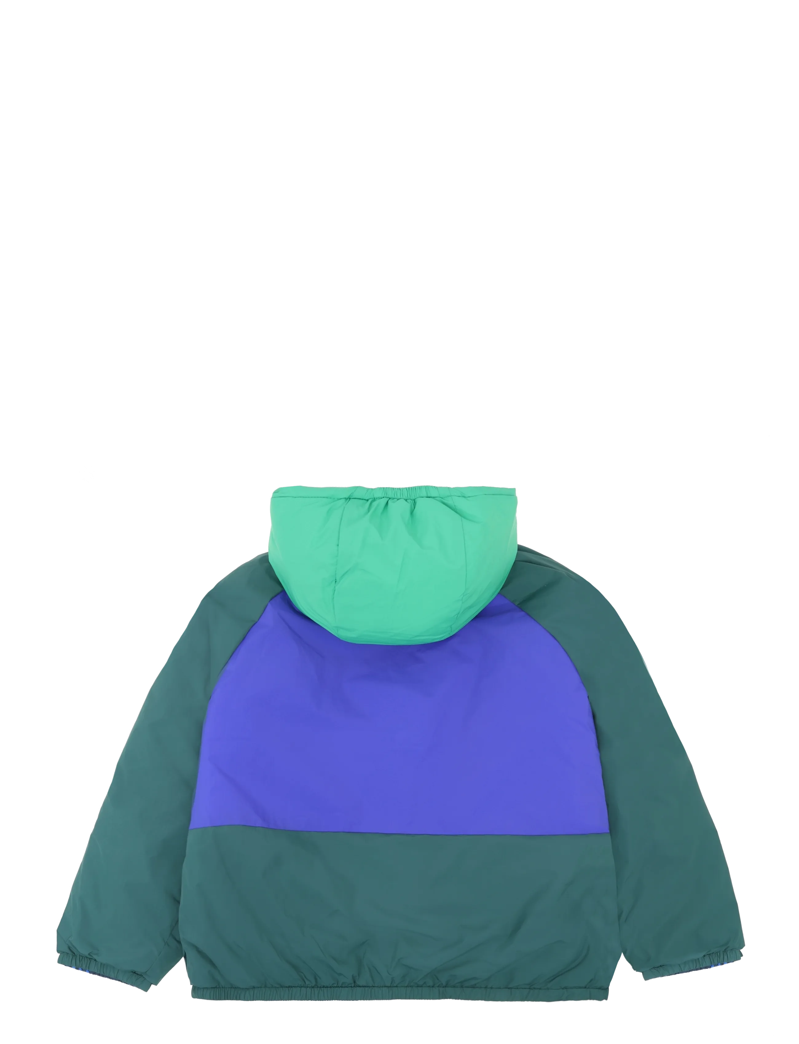 Bobo Choses - Almost Moiré all over reversible anorak - navy - 1