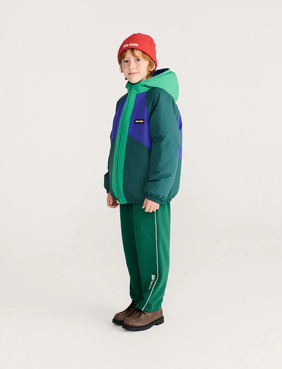 Bobo Choses - Almost Moiré all over reversible anorak - anorakid - navy - 0