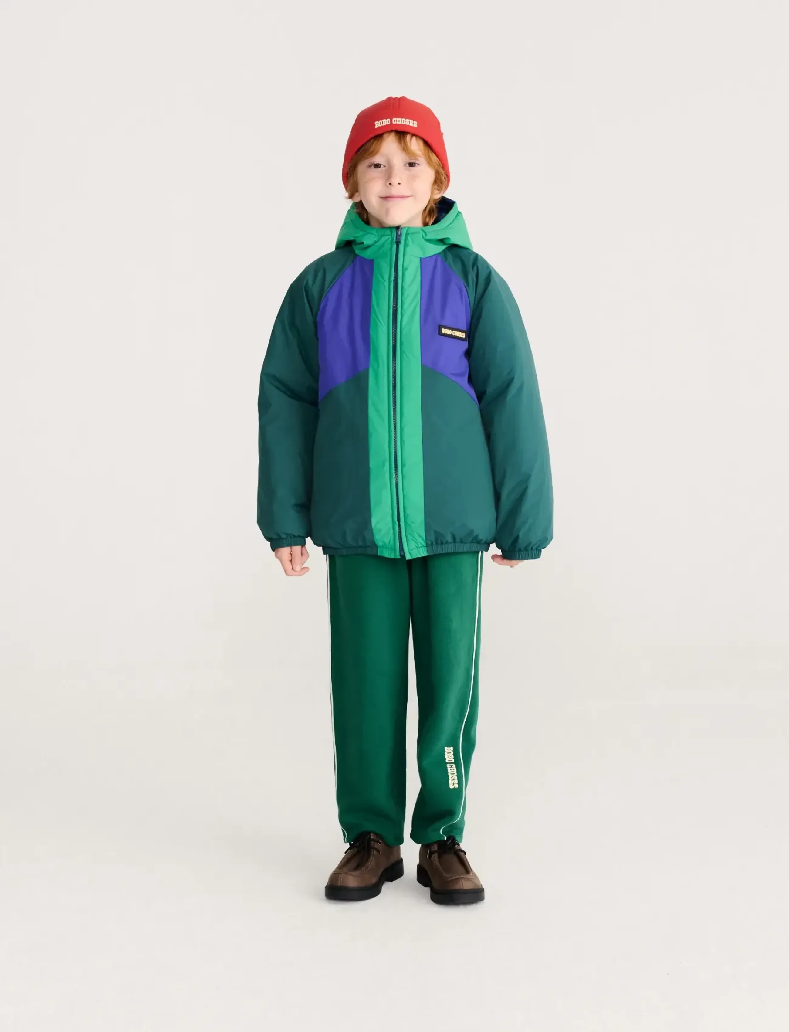 Bobo Choses - Almost Moiré all over reversible anorak - anorakid - navy - 4