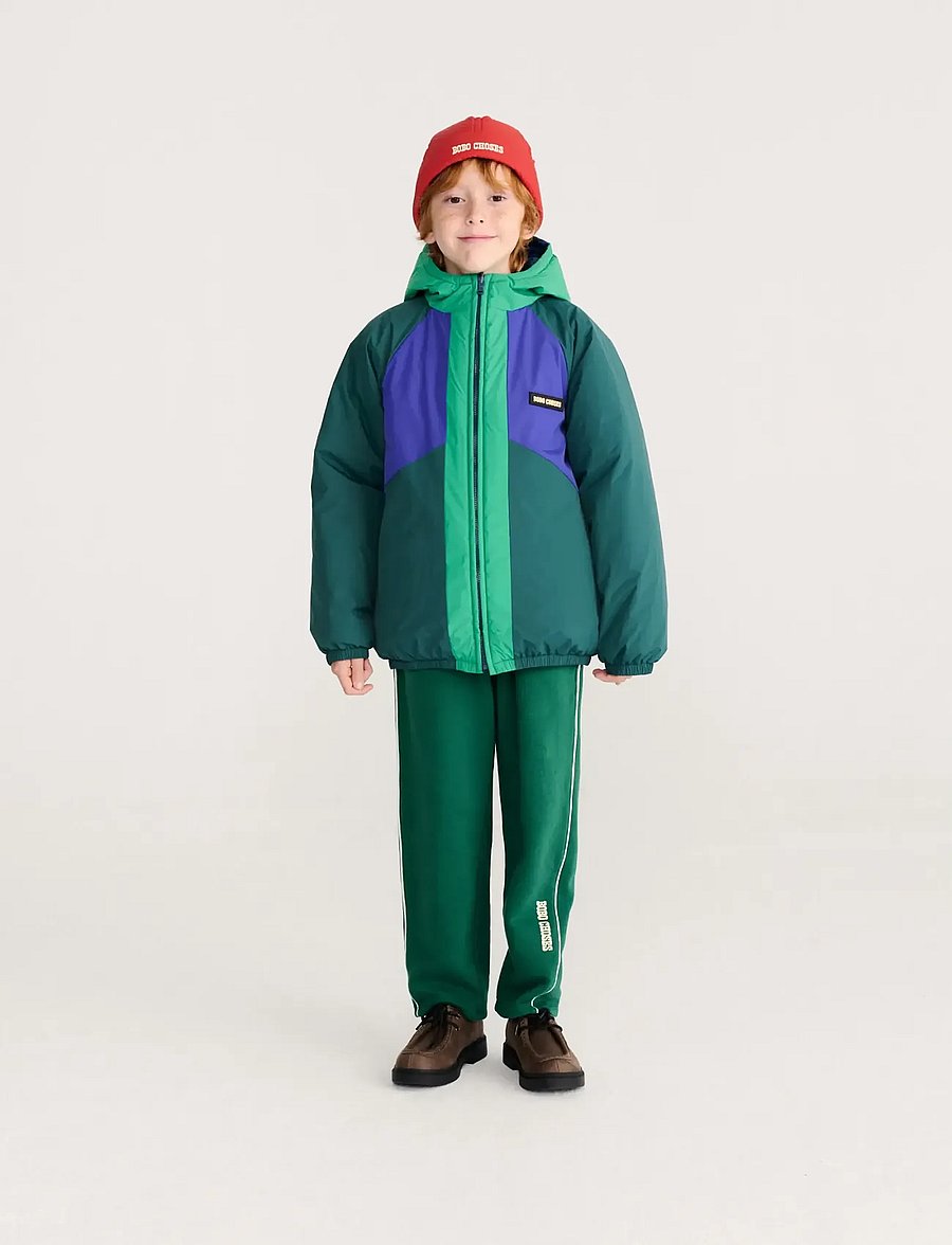 Bobo Choses - Almost Moiré all over reversible anorak - anorakid - navy - 4