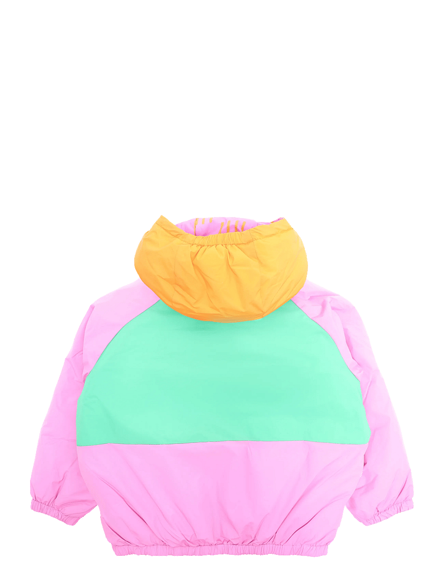Bobo Choses - Almost Moiré all over reversible anorak - anorakker - pink - 1