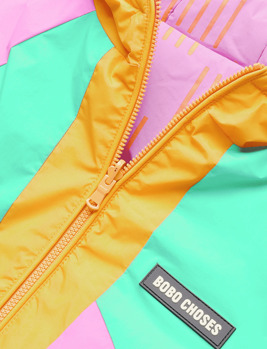 Bobo Choses - Almost Moiré all over reversible anorak - anorakker - pink - 2
