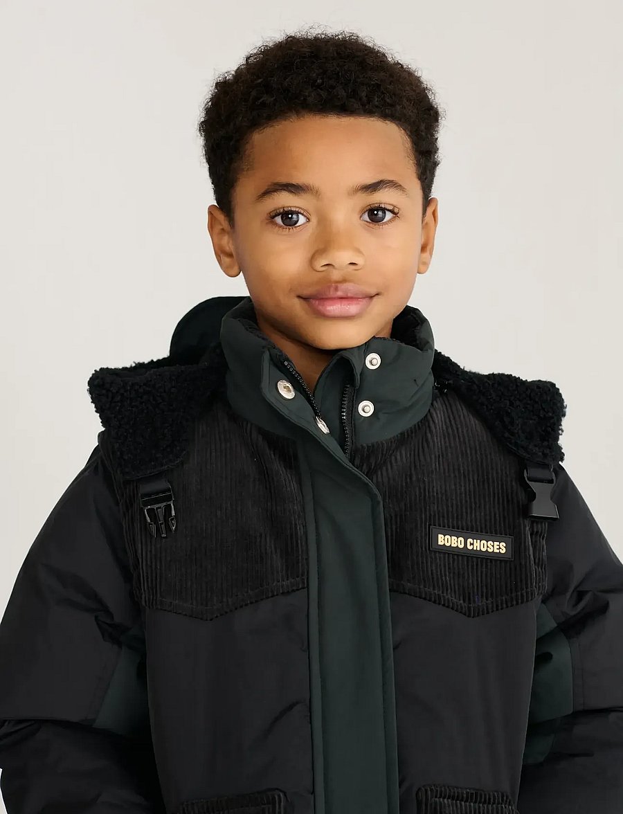 Bobo Choses - Bobo Choses padded anorak outwear - anoraks - navy - 0