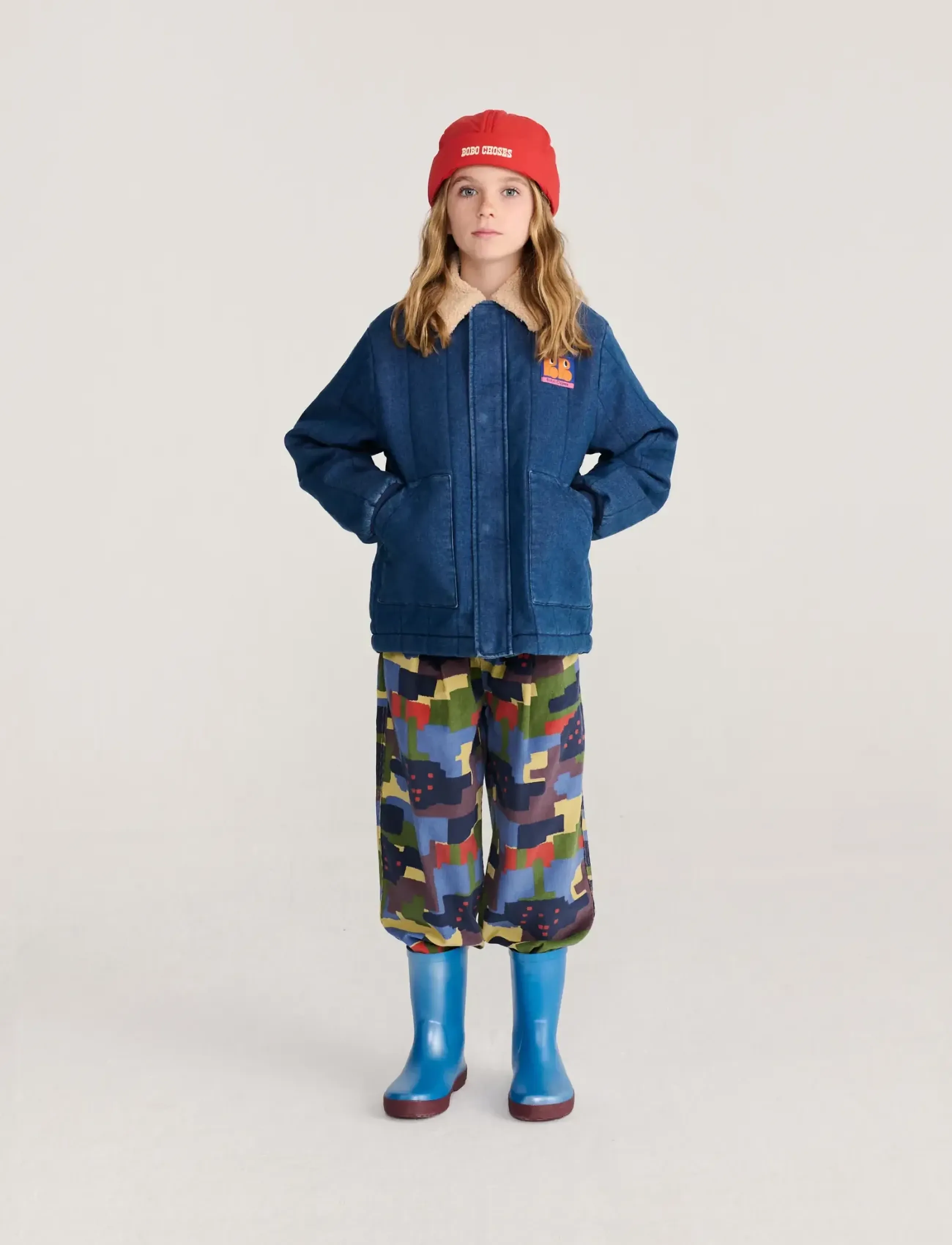Bobo Choses - Booo Bo Choses Tag denim jacket - denim jackets - navy - 3