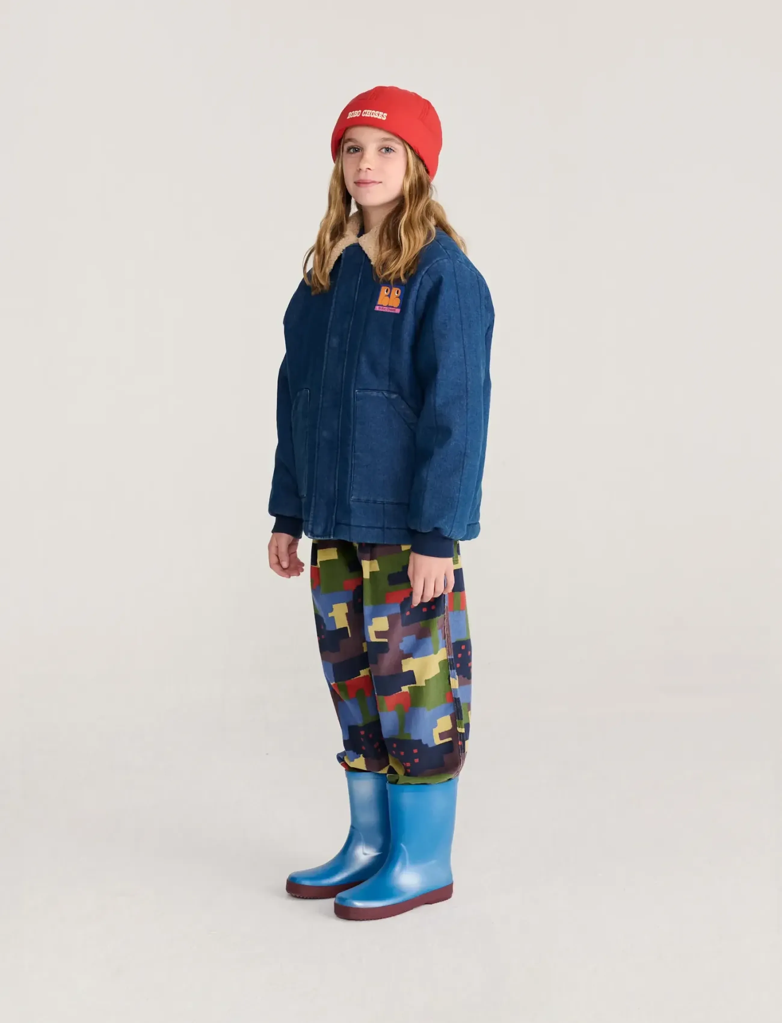 Bobo Choses - Booo Bo Choses Tag denim jacket - denim jackets - navy - 4