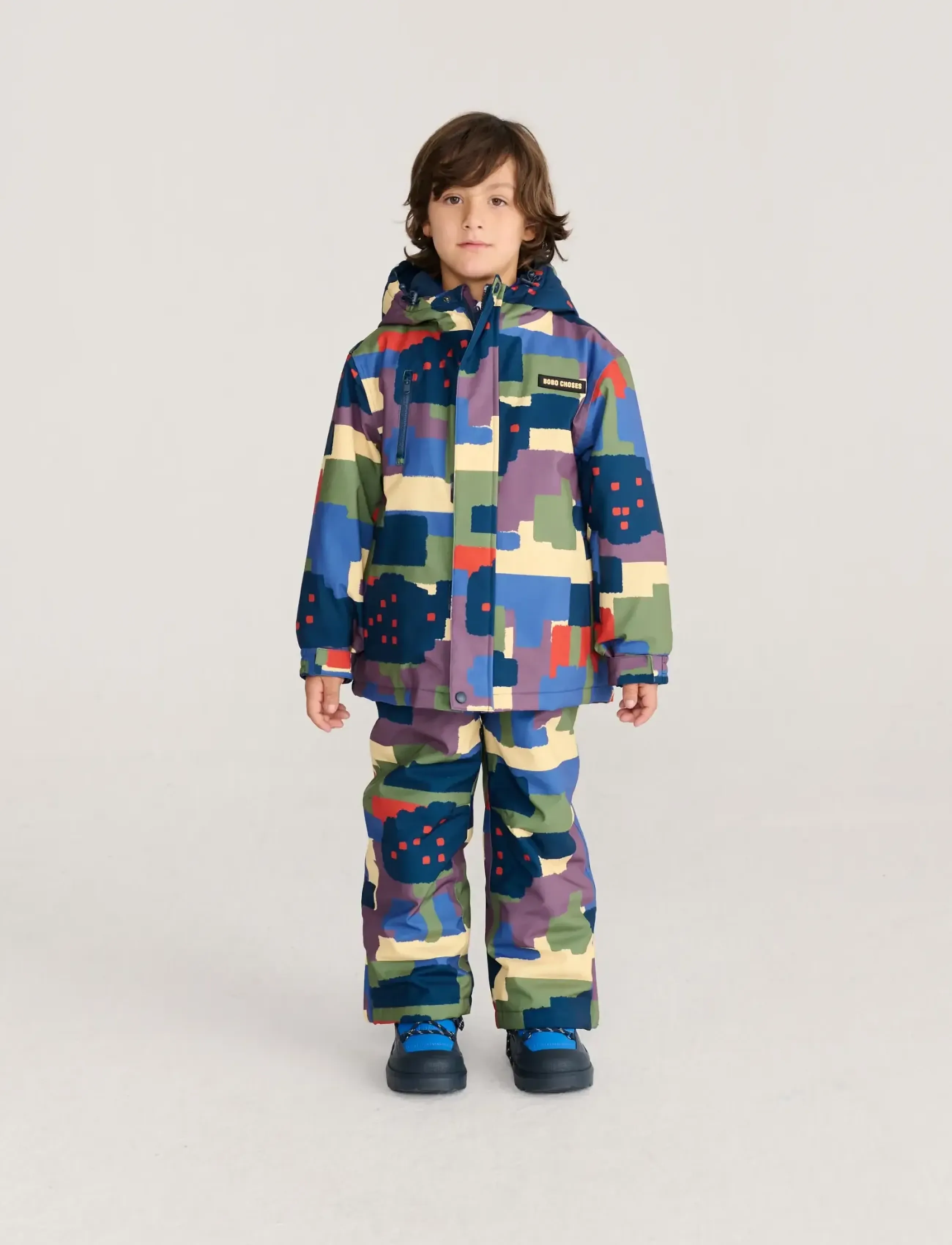 Bobo Choses Paint Forest all over ski anorak - Bobo Choses - MULTI COLOURED / multi